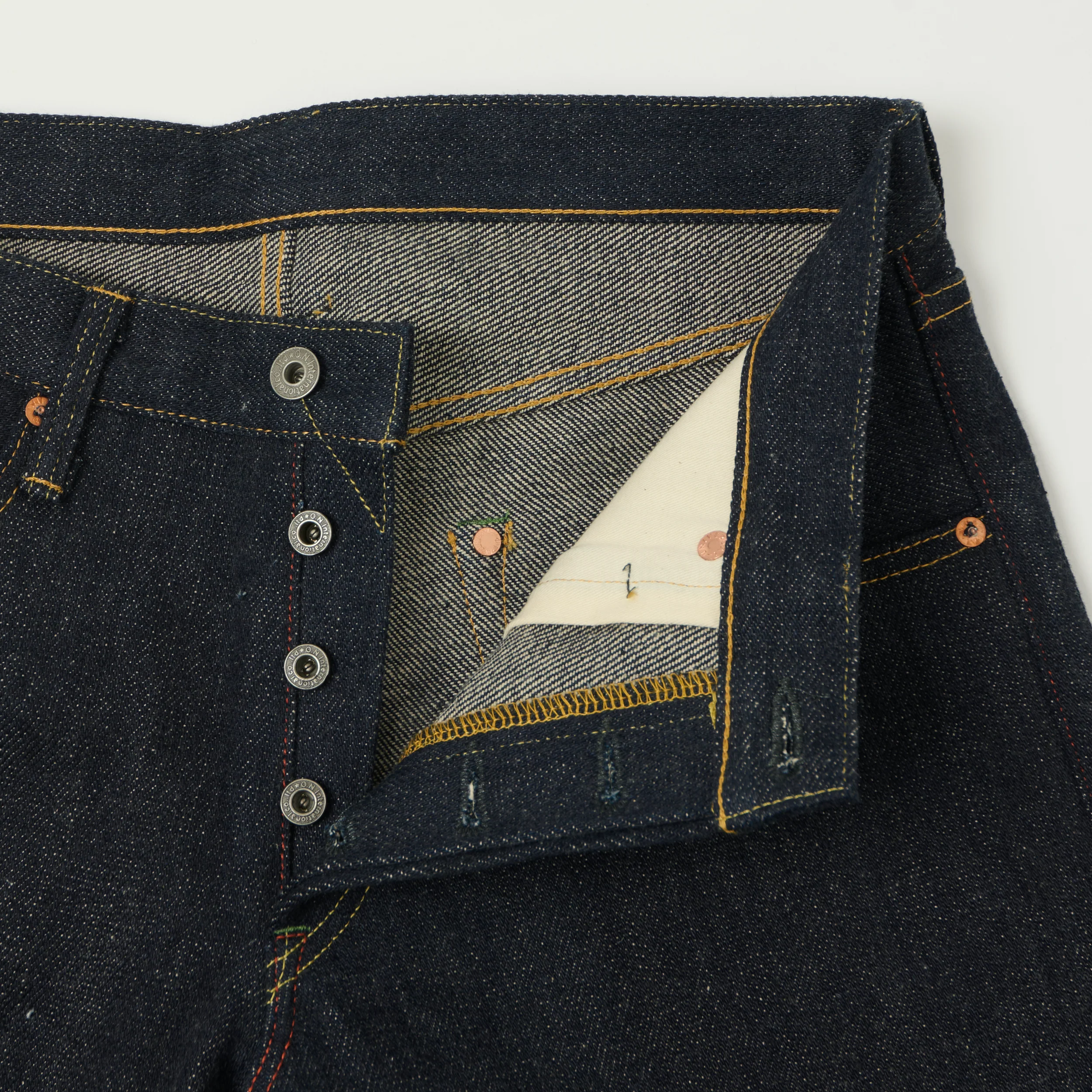 ONI Denim 622 22oz Natural Indigo 'Kabuki' Regular Tapered Jean - Raw - Image 5