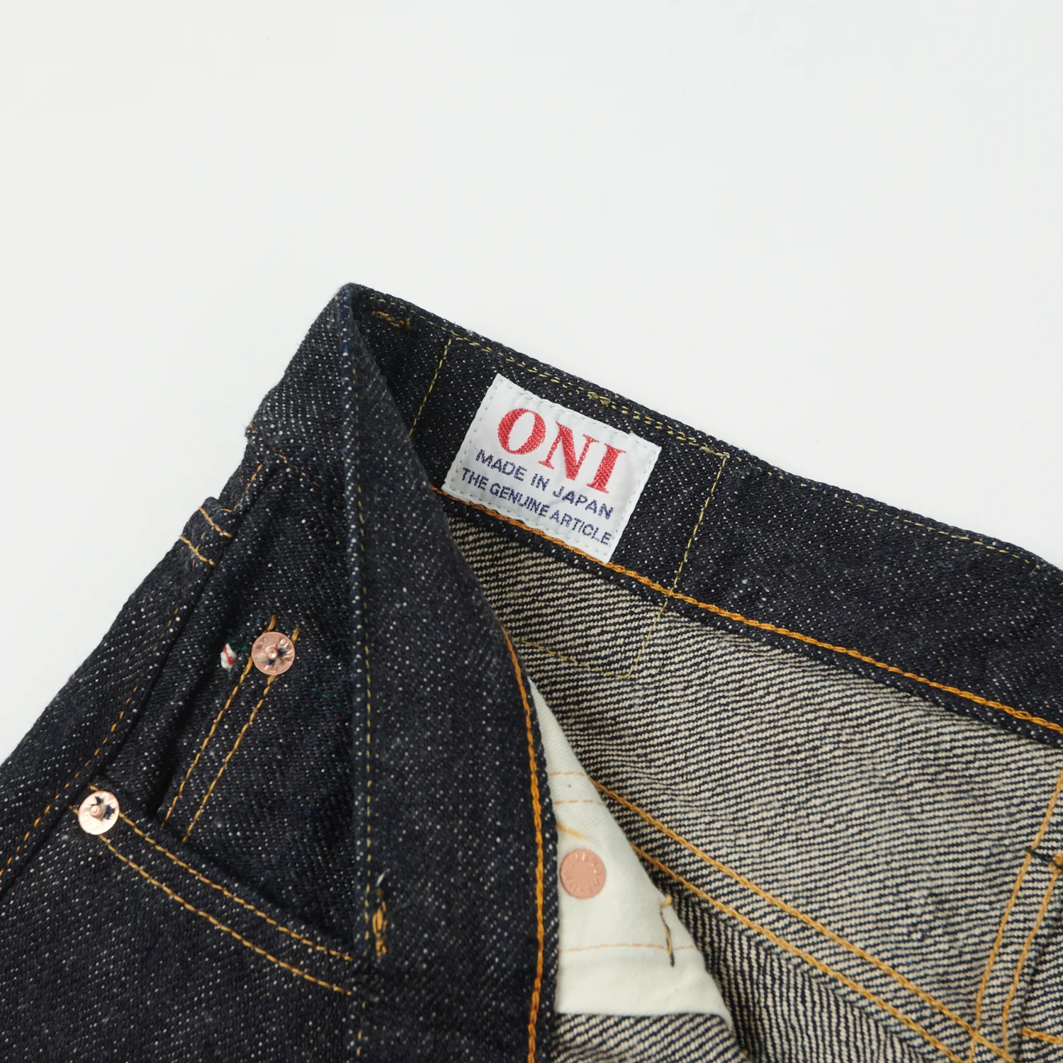ONI Denim 622-DIZR 20oz 'Dark Indigo Secret Denim' Relaxed Tapered Jean - One Wash - Image 6