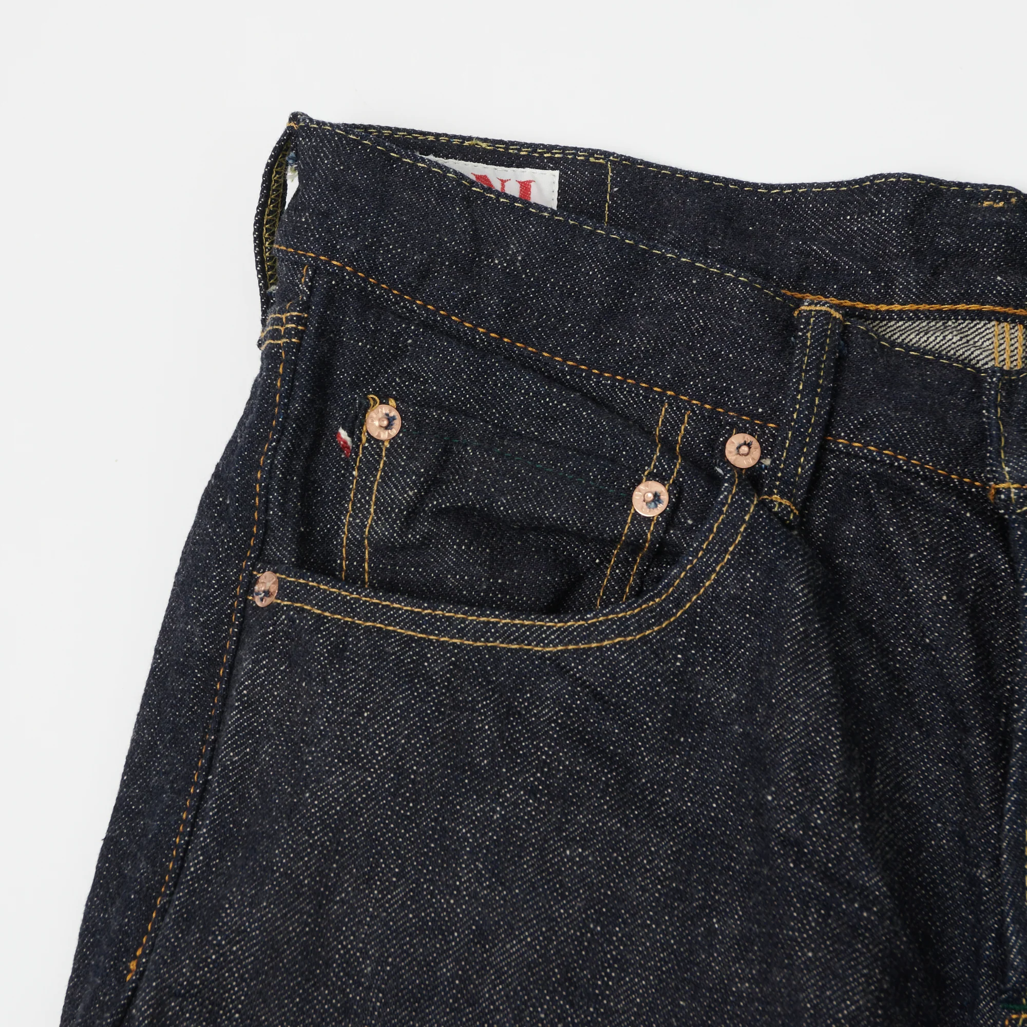 ONI Denim 622NIXX 17oz Natural Indigo Regular Tapered Jean - One Wash - Image 5