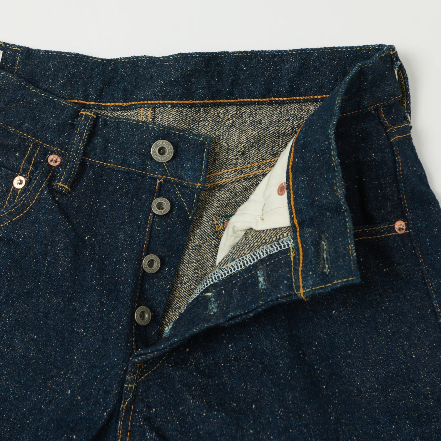 ONI Denim 622-SESR 'Secret Super Rough Denim' 20oz Regular Tapered Jean - One Wash - Image 4
