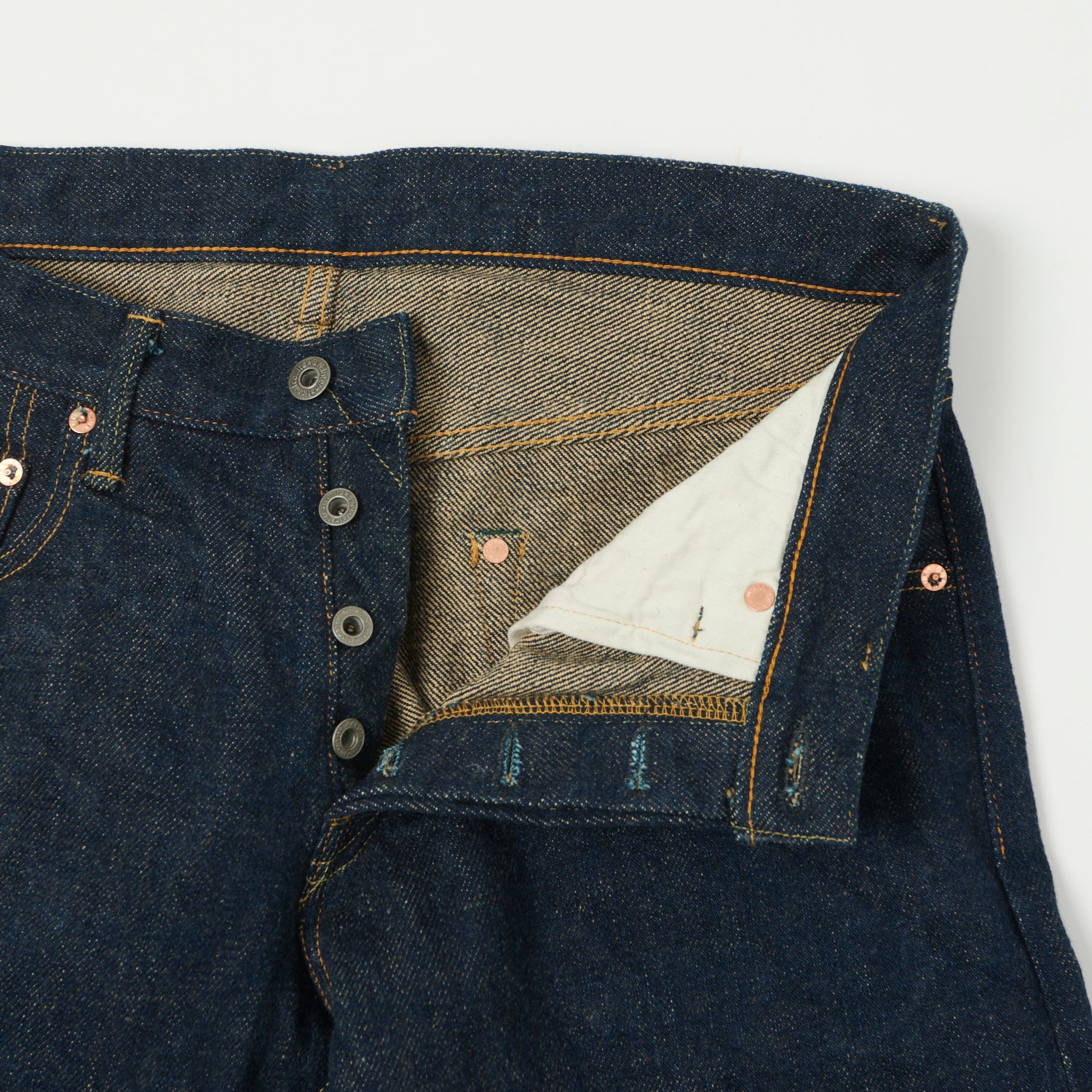 ONI Denim 622ZR 20oz Secret Denim Relaxed Tapered Jean - One Wash - Image 5