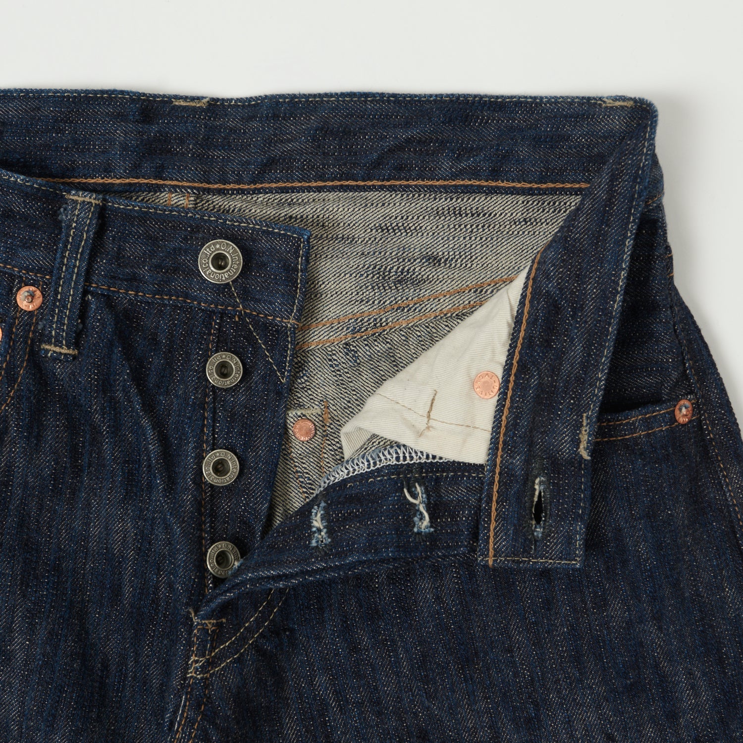 ONI Denim 632 Kase 16oz Natural Indigo 'Kabuki' Regular Tapered Jean - One Wash - Image 4