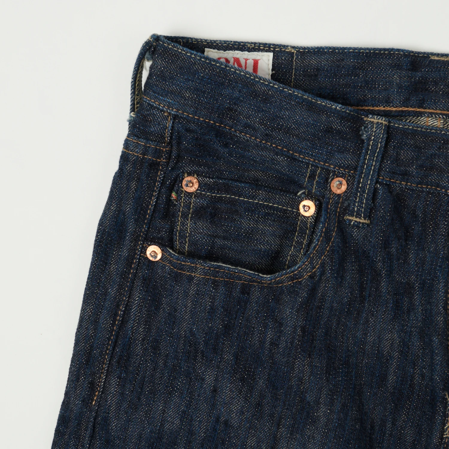 ONI Denim 632 Kase 16oz Natural Indigo 'Kabuki' Regular Tapered Jean - One Wash - Image 5