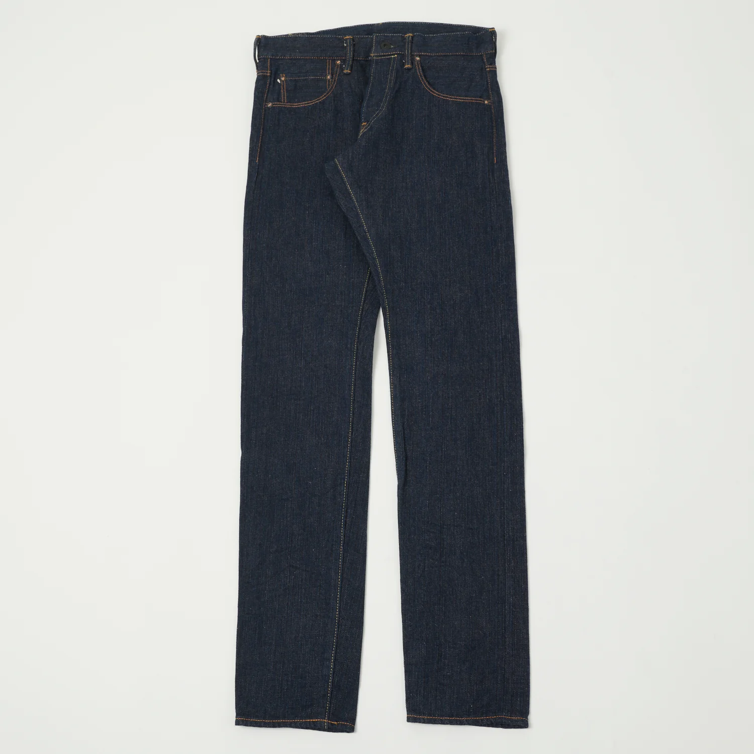 ONI Denim 640 'Kiwami' Semi Hand Made 16oz Natural Indigo Slim Tapered Jean - One Wash