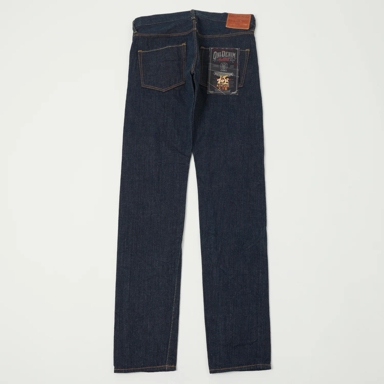 ONI Denim 640 'Kiwami' Semi Hand Made 16oz Natural Indigo Slim Tapered Jean - One Wash - Image 6