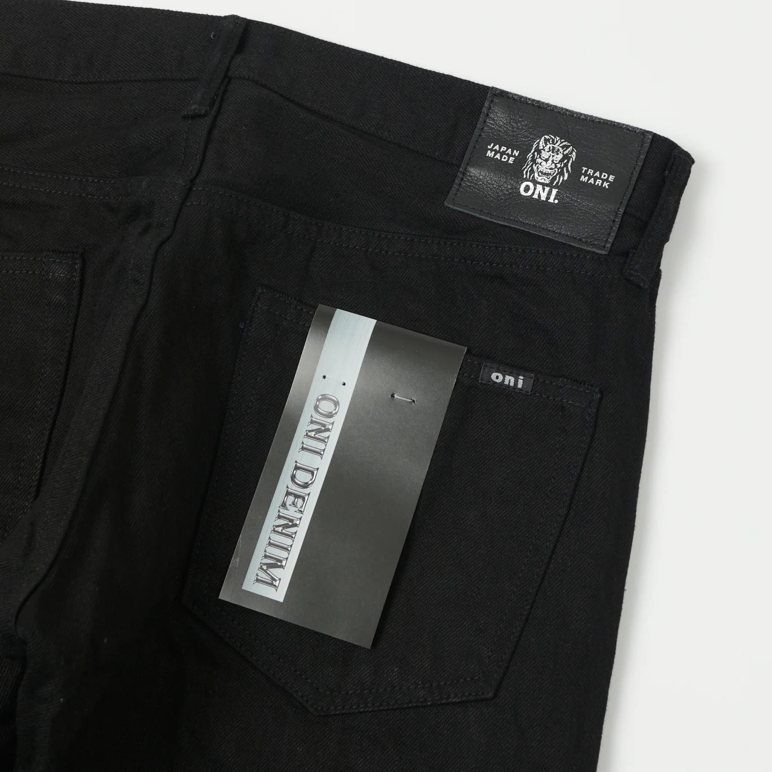ONI Denim 642-13BK 13oz Regular Tapered Jean - Black One Wash - Image 2