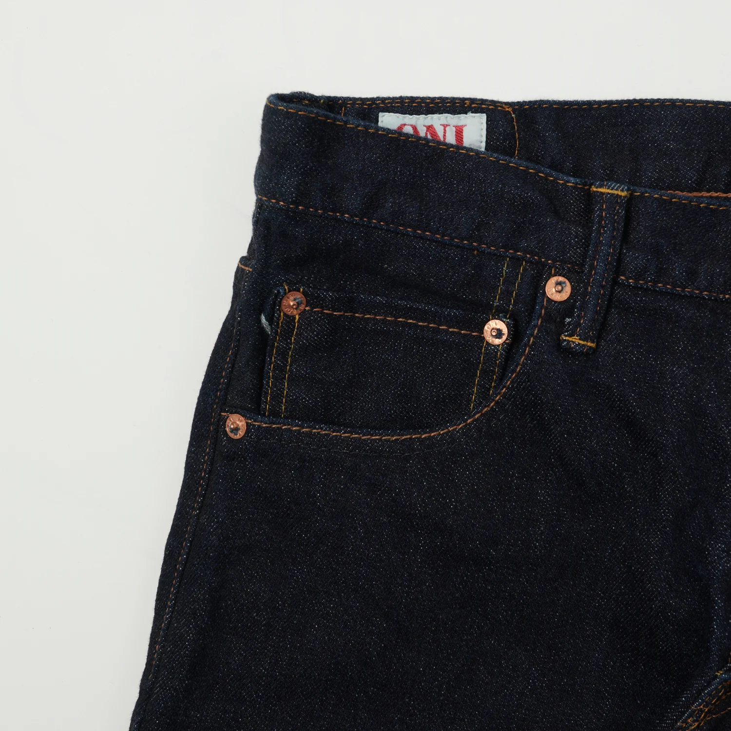 ONI Denim 665S Relax Spike Stretch 15oz Slim Tapered Jean - One Wash - Image 5
