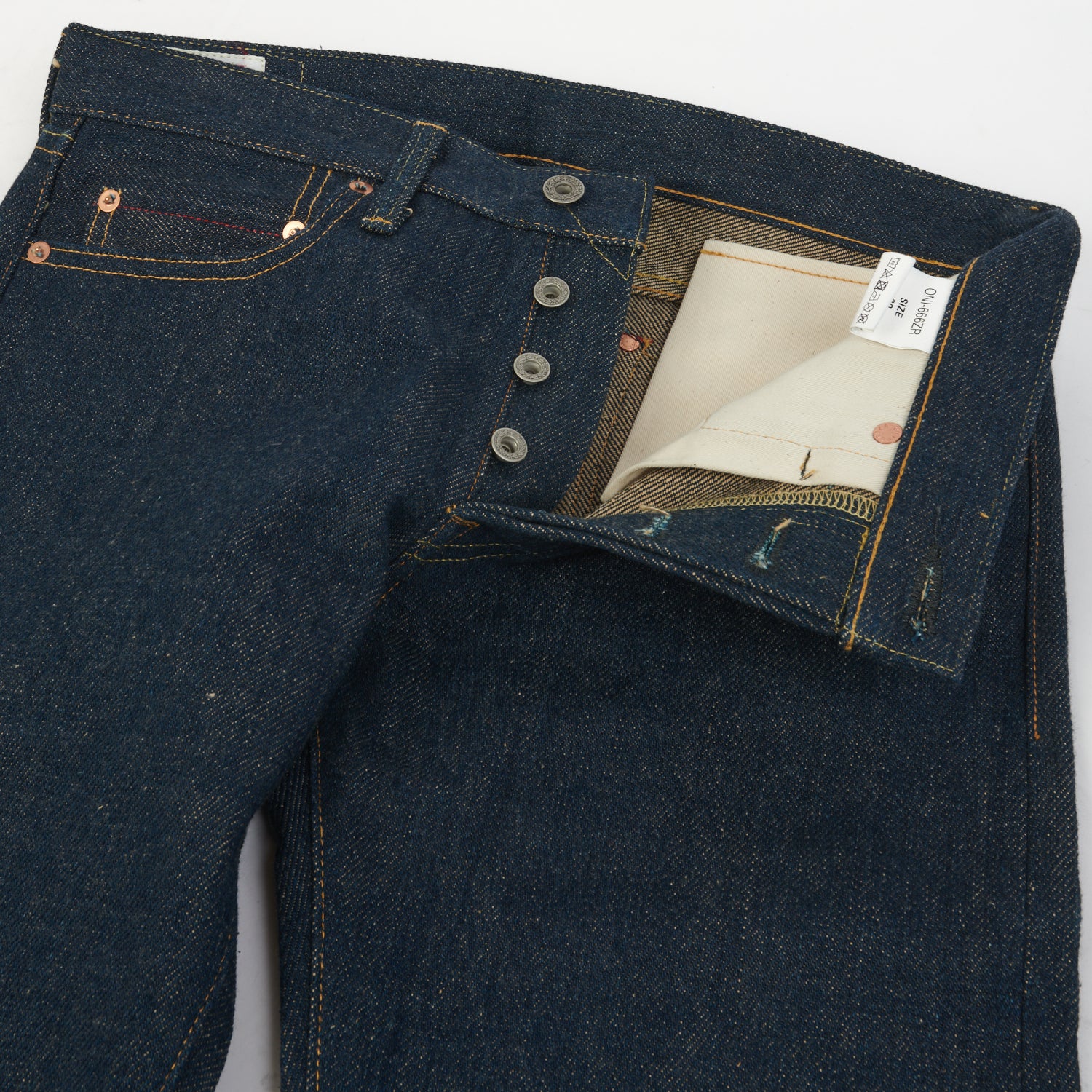 ONI Denim 666ZR Secret Denim 20oz Slim Tapered Jean - Raw - Image 3