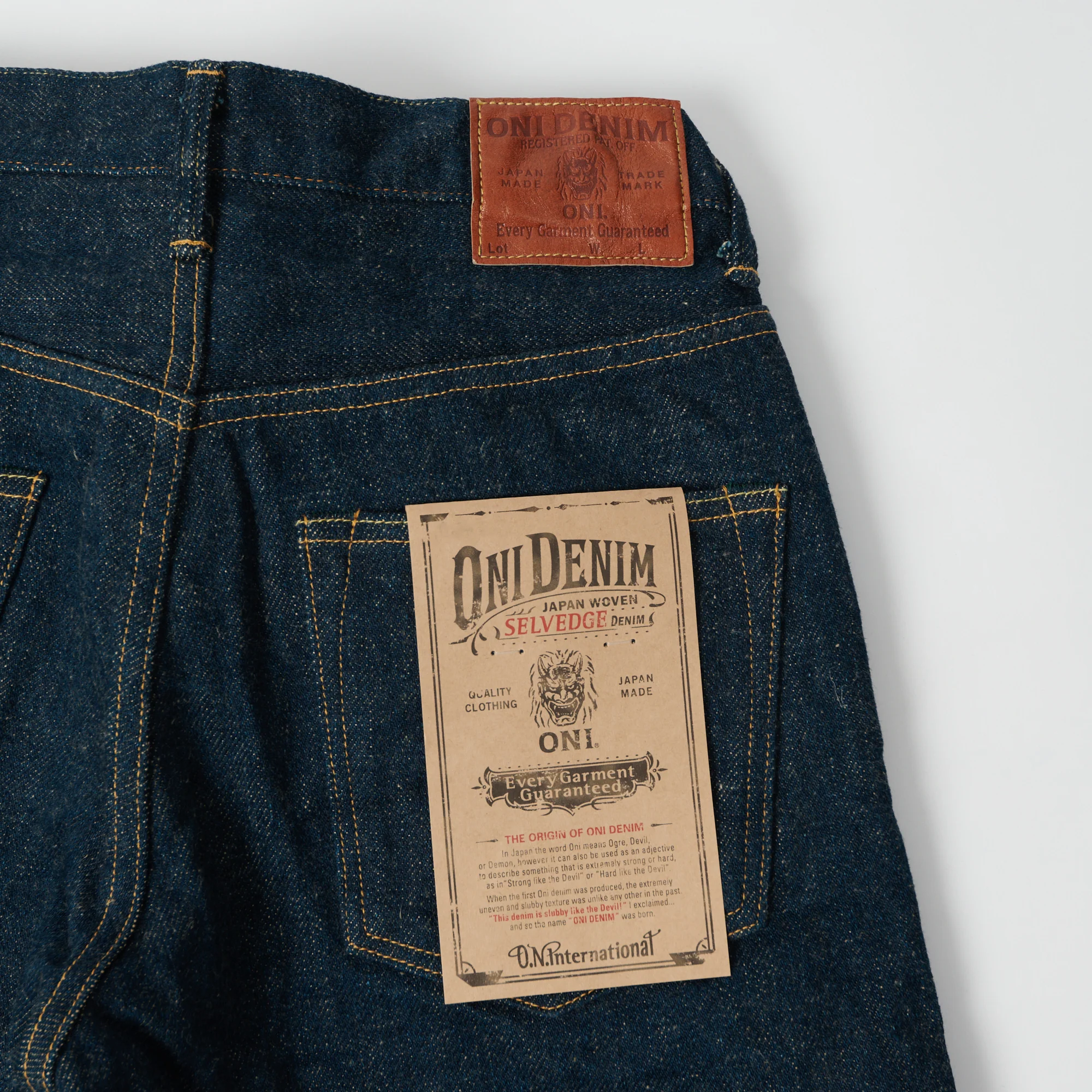 ONI Denim 679ZR 20oz 'Secret Denim' Slim Tapered Jean - One Wash - Image 6