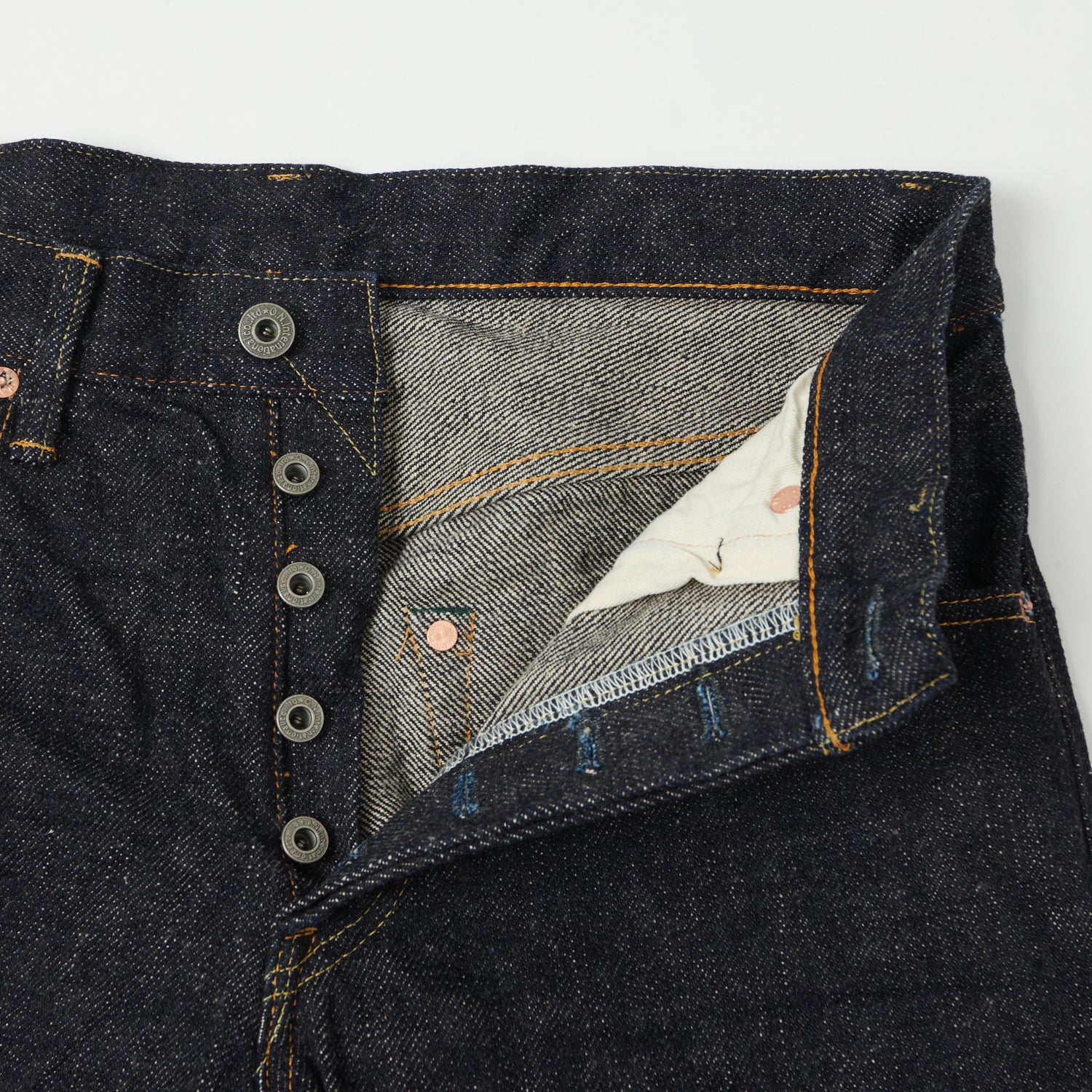 ONI Denim 902-DIZR 20oz 'Dark Indigo Secret Denim' Regular Tapered Jean - One Wash - Image 4