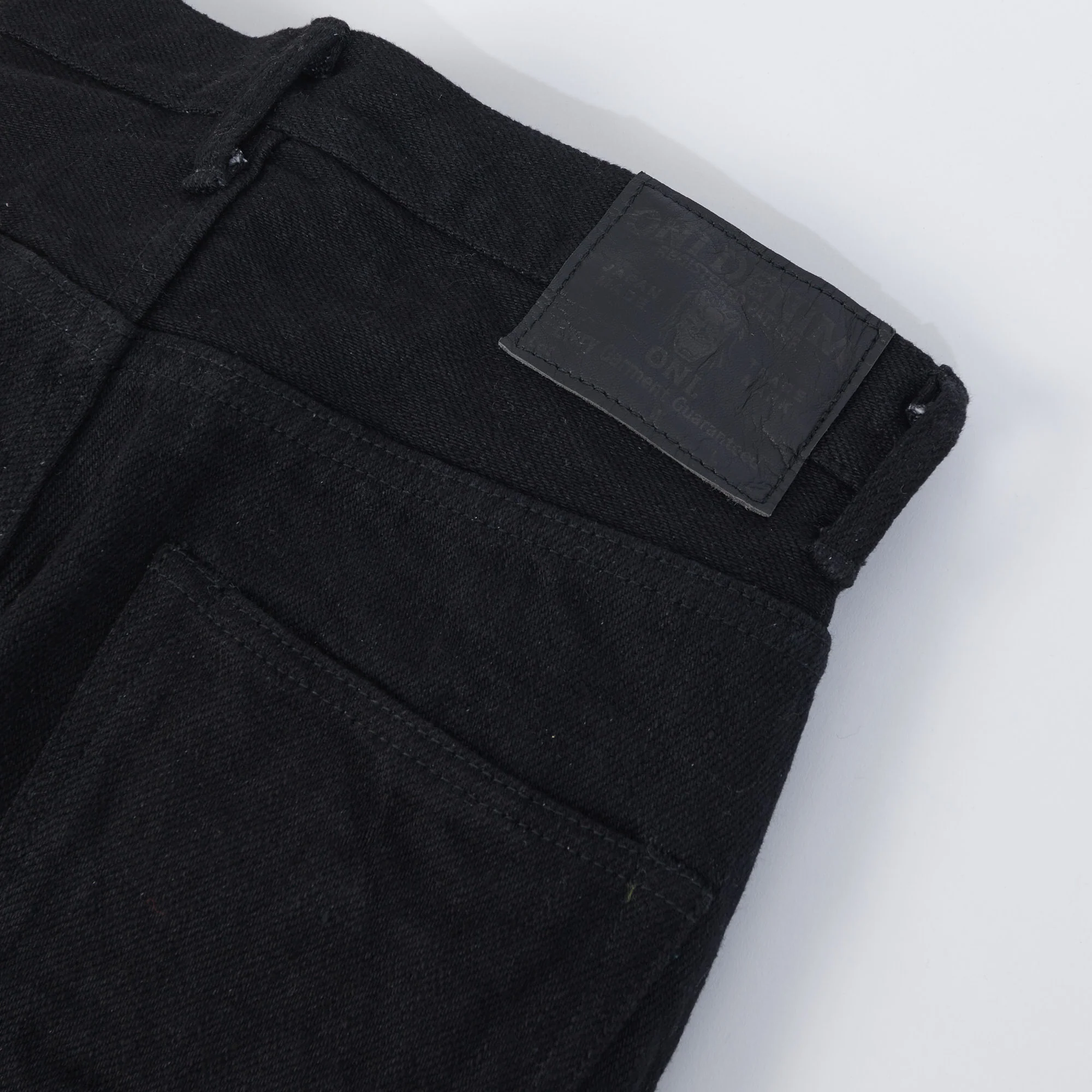 ONI Denim 902ZR-IDBK 20oz 'Indigo x Black Secret Denim' Tapered Jean - One Wash - Image 3