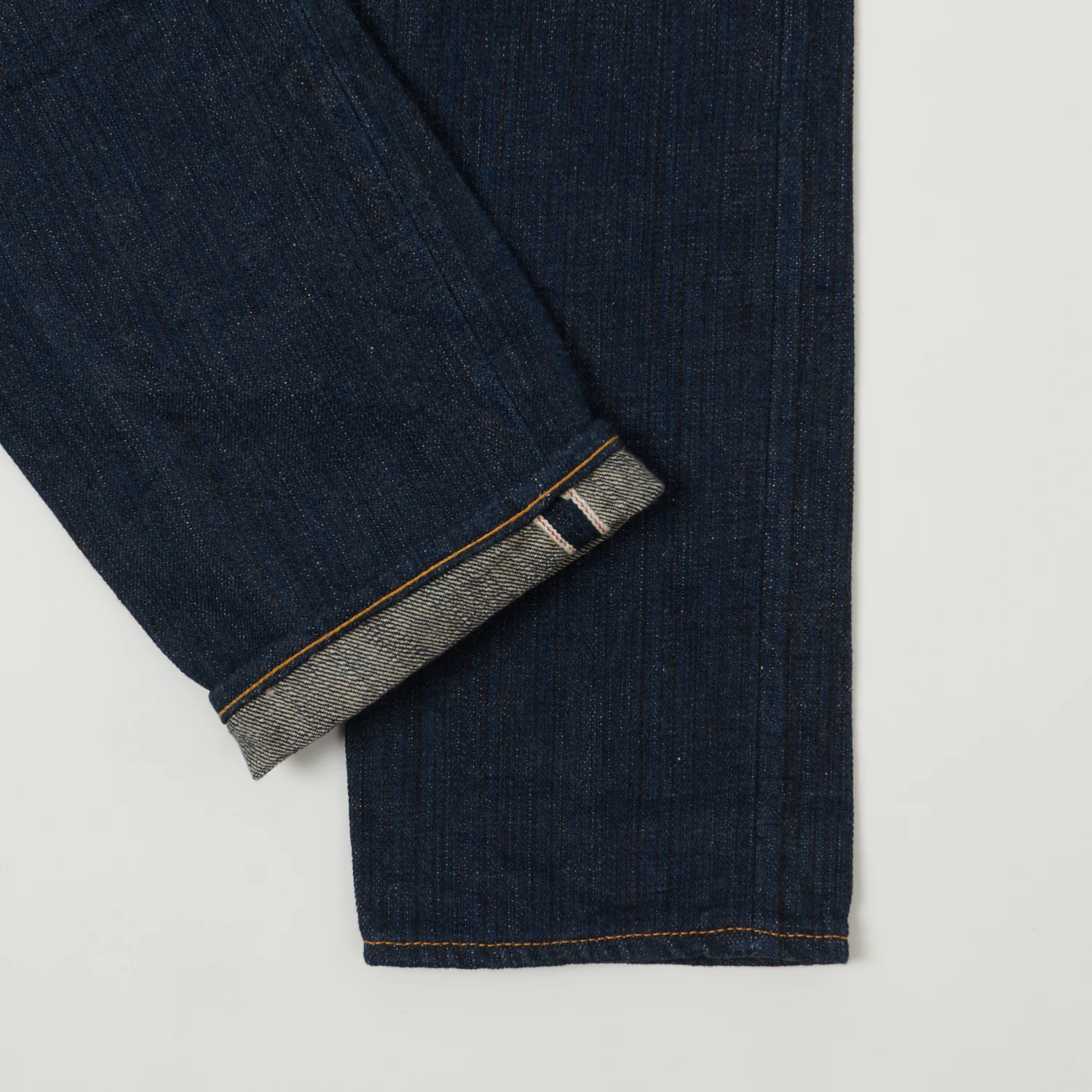 ONI Denim 920 'Kiwami' Semi Hand Made 16oz Natural Indigo Slim Tapered Jean - One Wash - Image 3