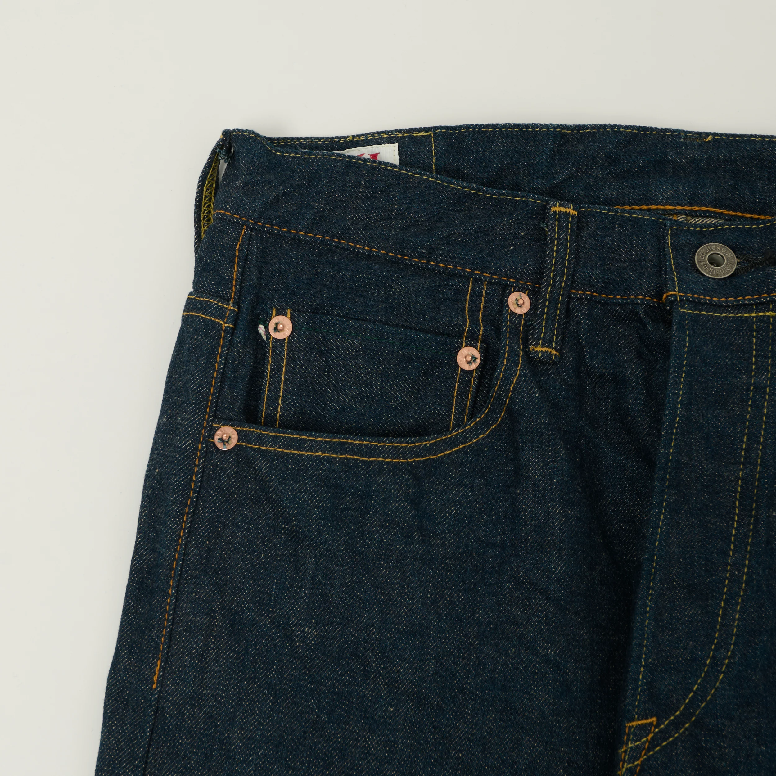 ONI Denim 222 Ishikawadai 15oz Extra Wide Straight Jean - One Wash - Image 4