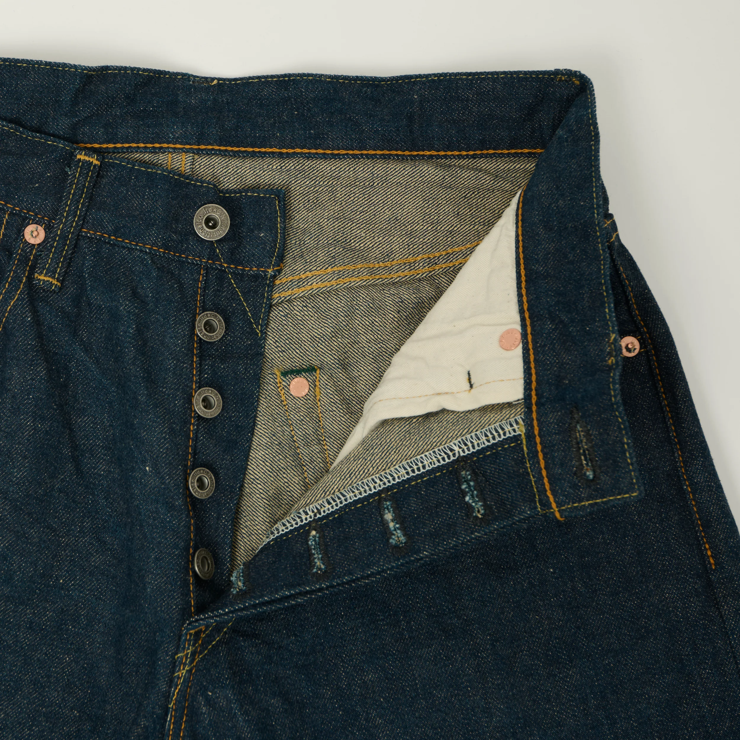 ONI Denim 222 Ishikawadai 15oz Extra Wide Straight Jean - One Wash - Image 5