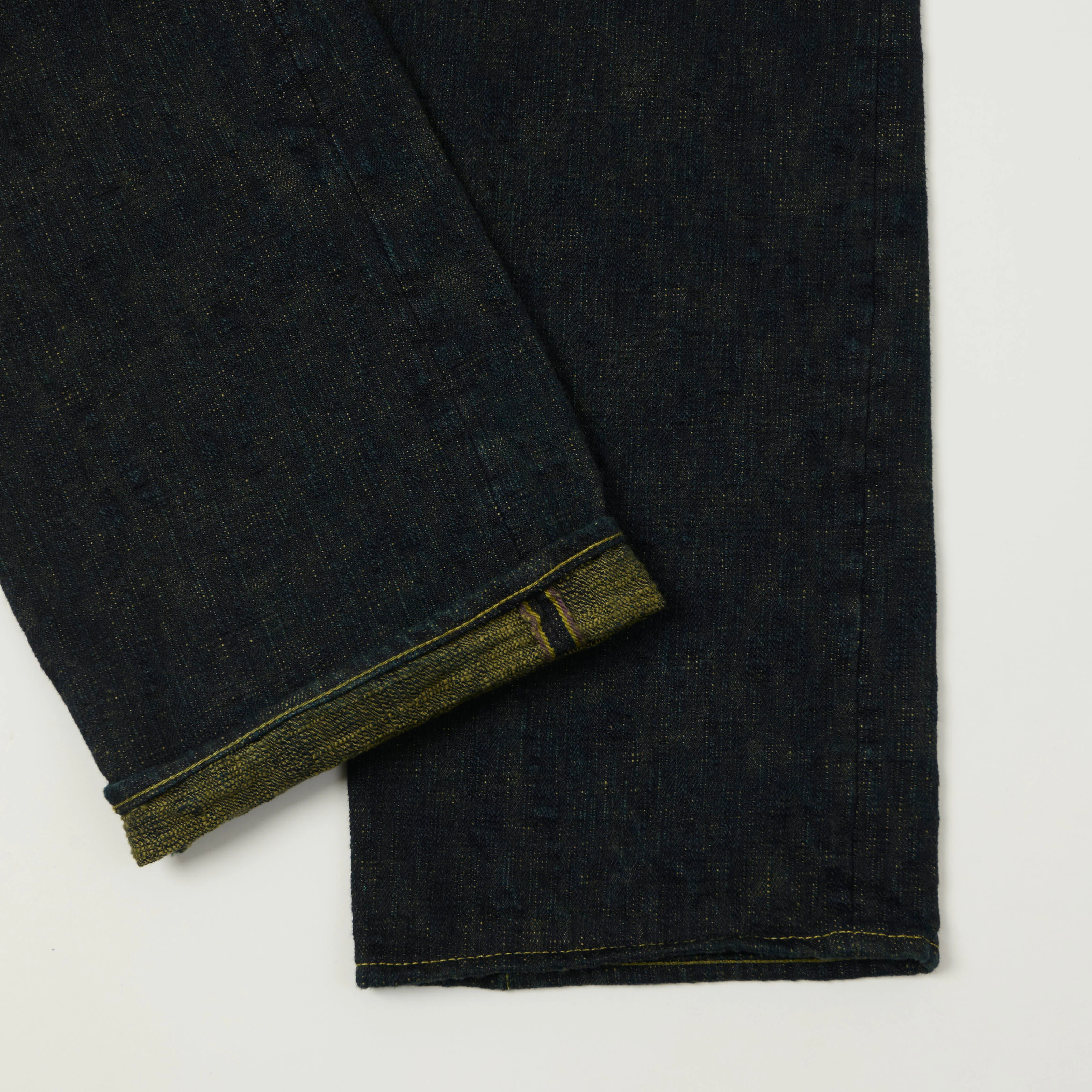 ONI Denim 277 'Bumpy' 17oz Regular Straight Jean - Yellow One Wash - Image 4