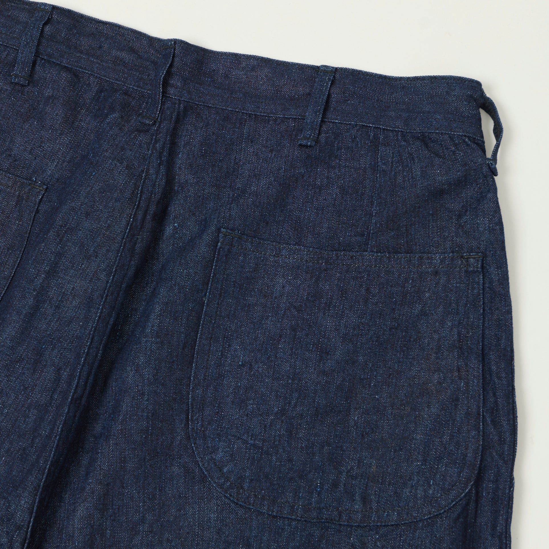 orSlow U.S. Navy Linen Denim Trousers - One Wash - Image 2