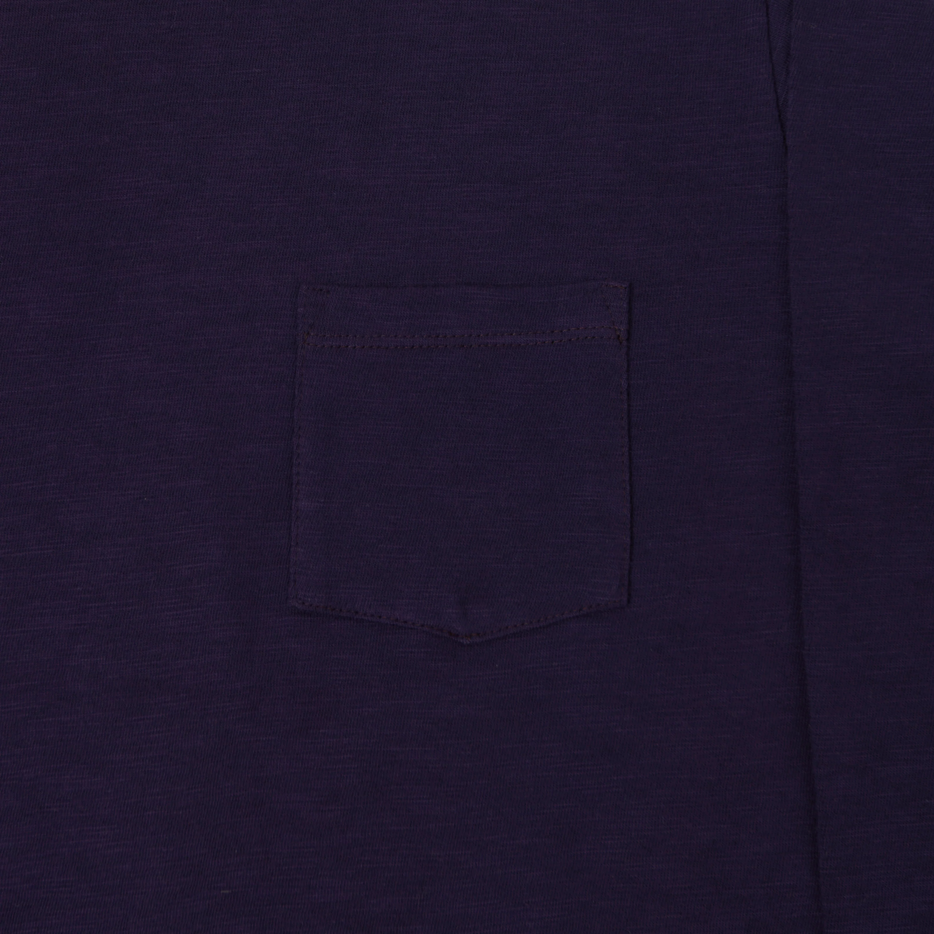 Outclass Double Slub Pocket T-Shirt - Eggplant - Image 4