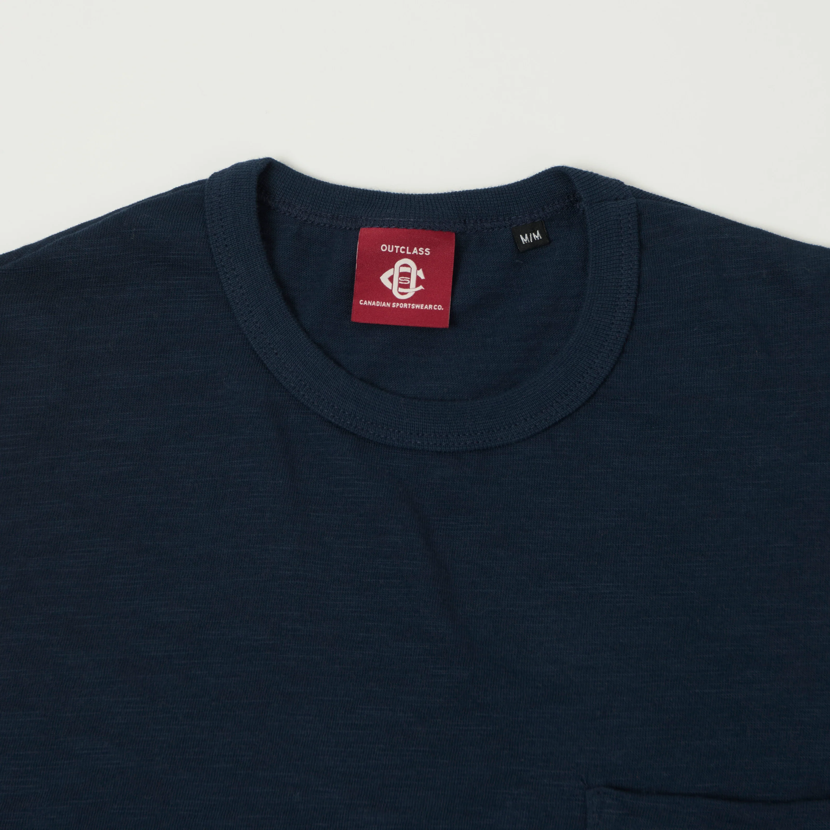 Outclass Double Slub Pocket T-Shirt - Navy - Image 2