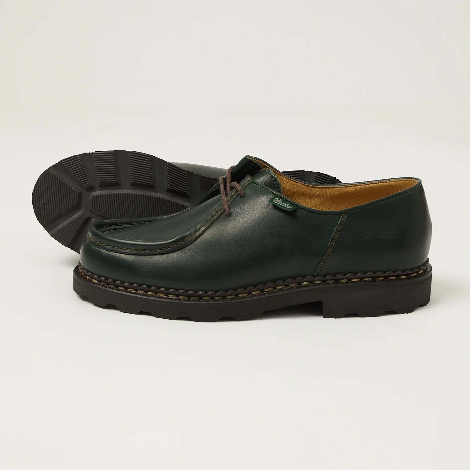 Paraboot Michael Marche Shoe - Green Lisse Vert - Image 2