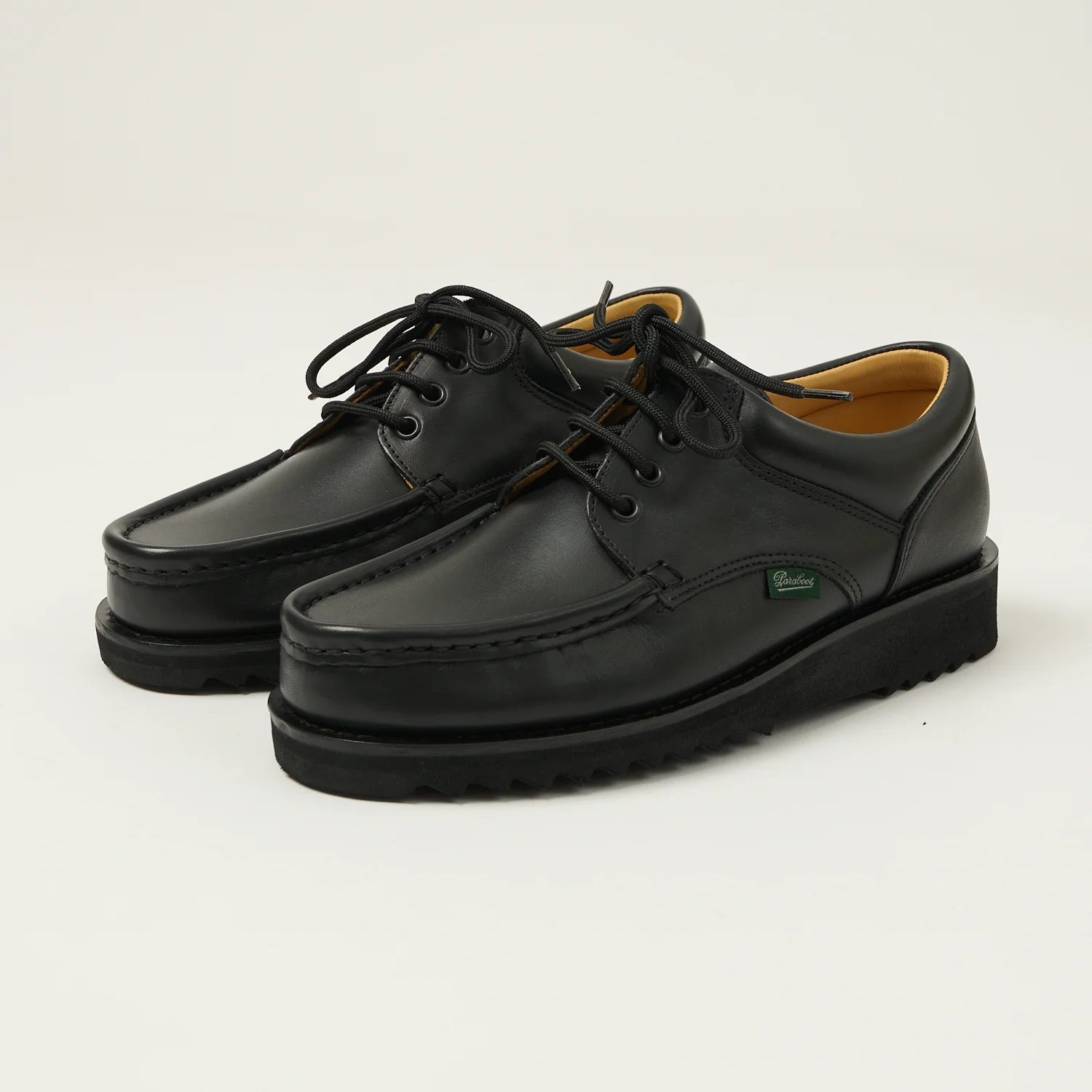 Paraboot Thiers Sport Shoe - Black Lisse Noir
