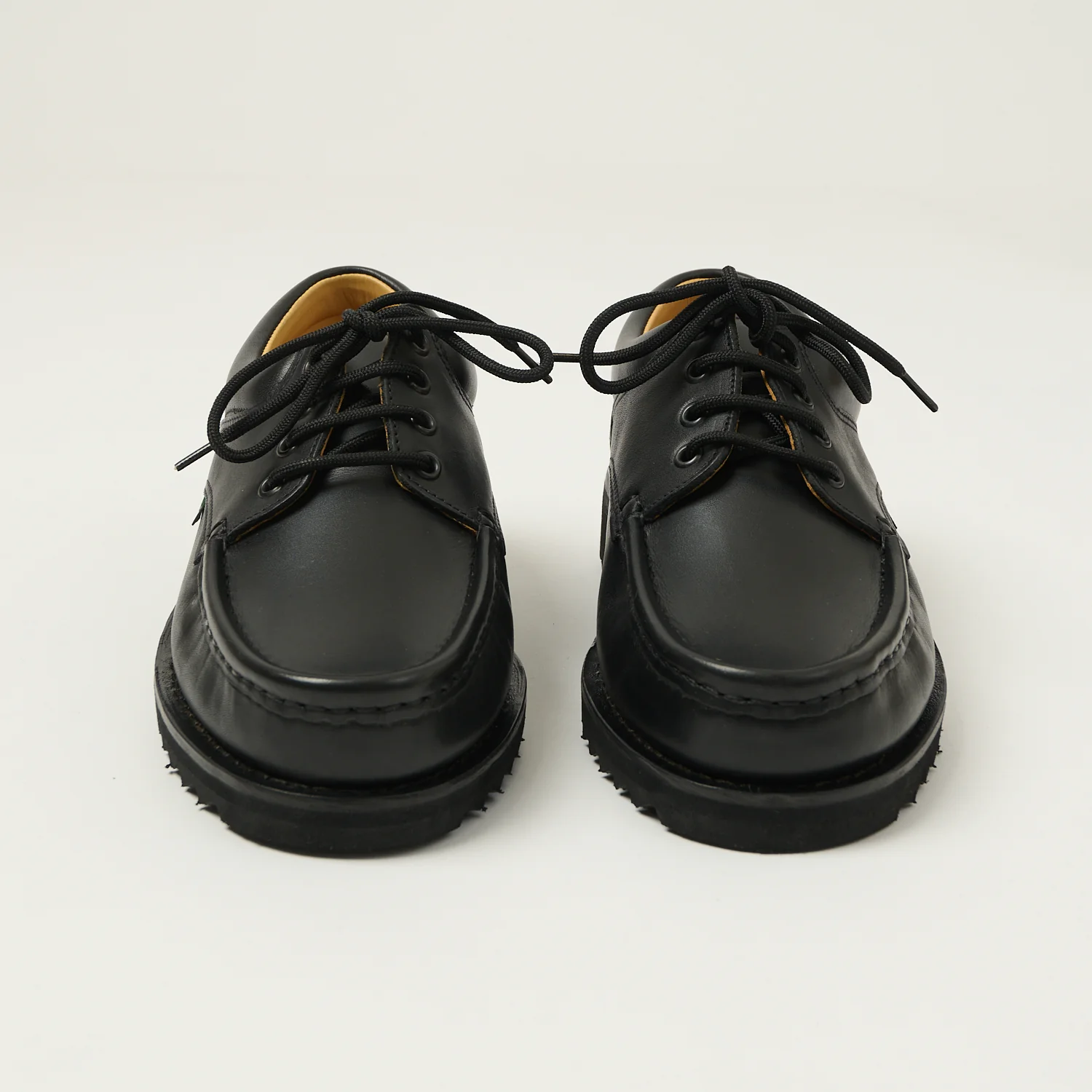 Paraboot Thiers Sport Shoe - Black Lisse Noir - Image 3