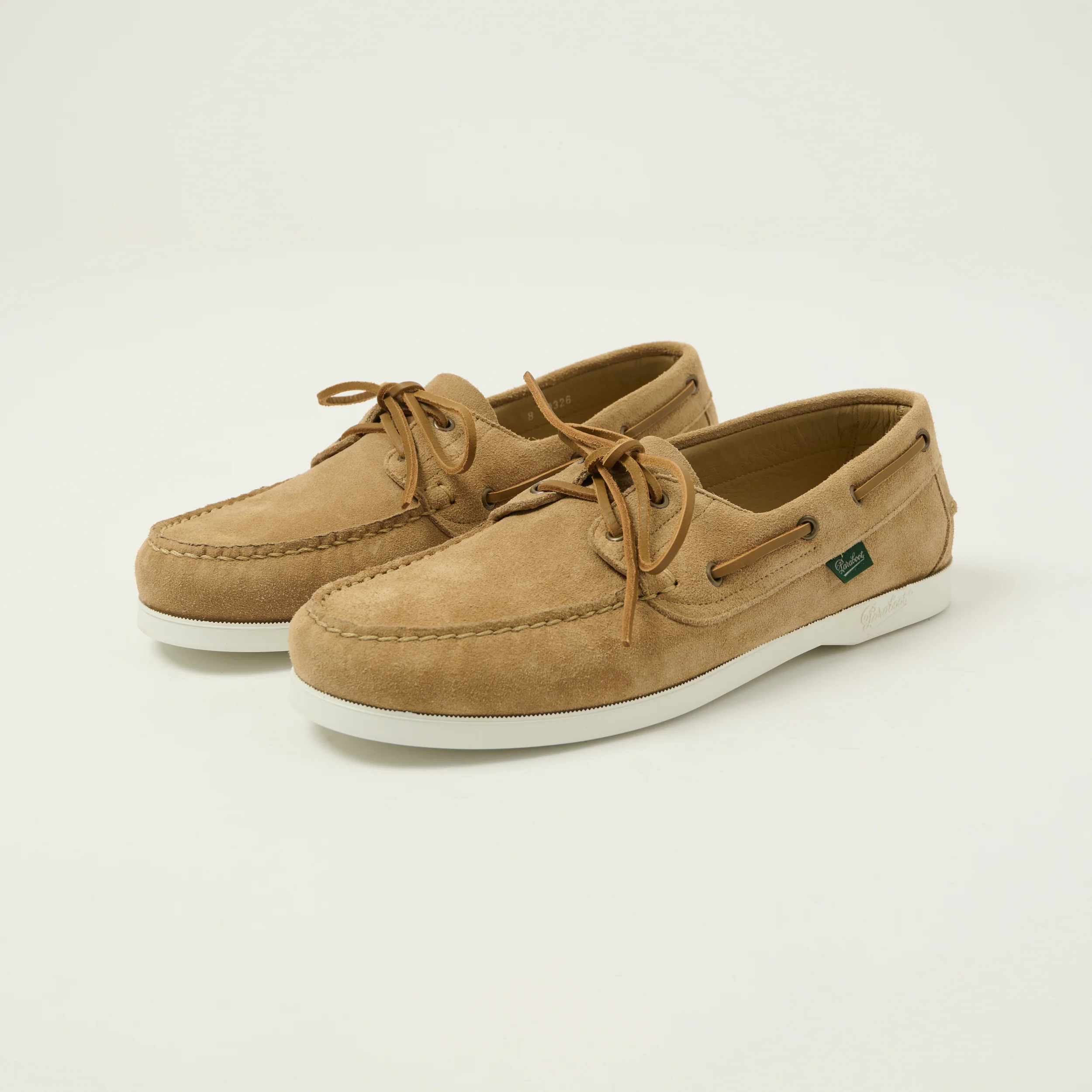 Paraboot Barth Marine Boat Shoe - Vel Beige