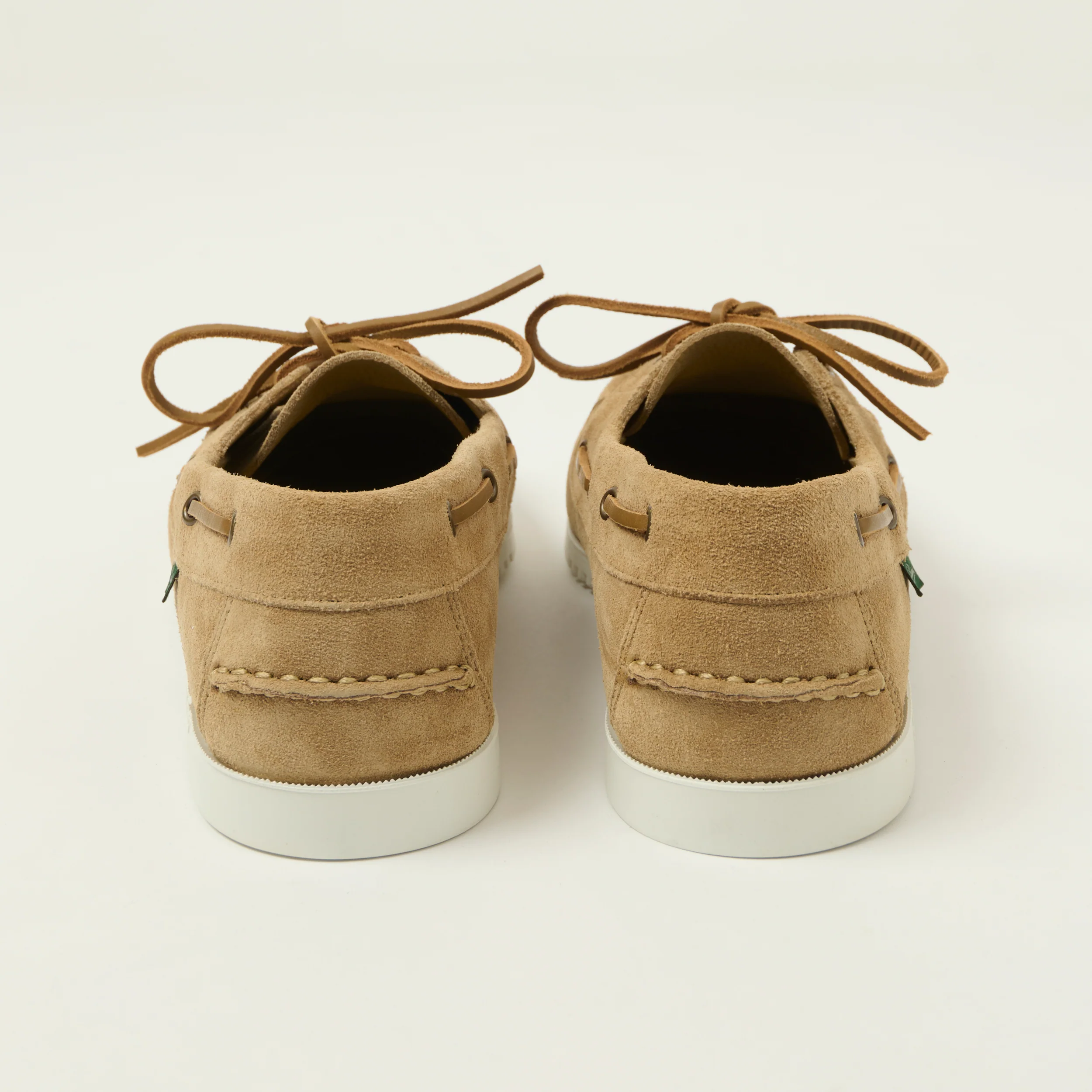 Paraboot Barth Marine Boat Shoe - Vel Beige - Image 4