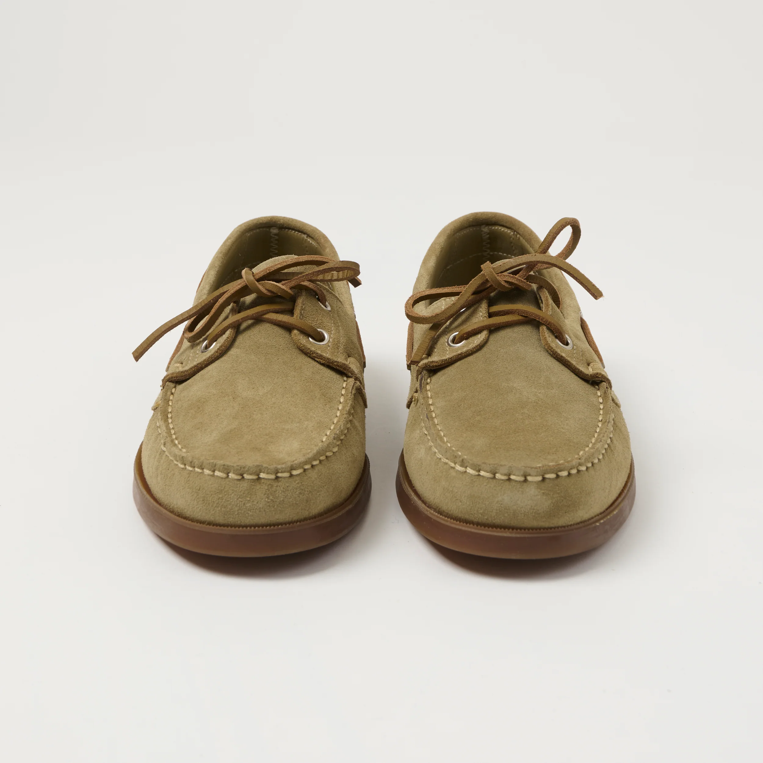 Paraboot Barth Marine Boat Shoe - Vel Sand - Image 3