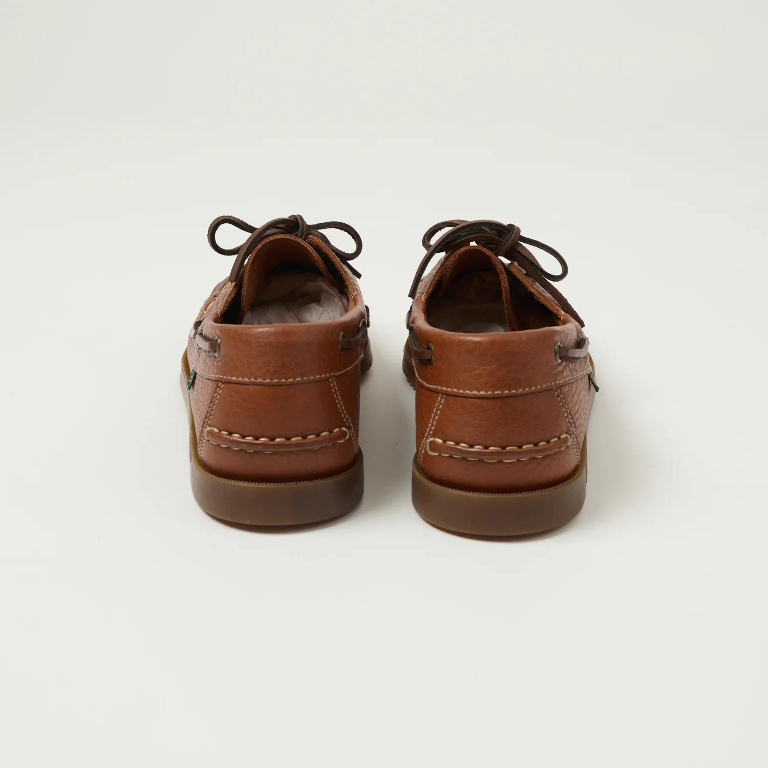 Paraboot Barth Marine Boat Shoe - Mel-Foul Chene - Image 3