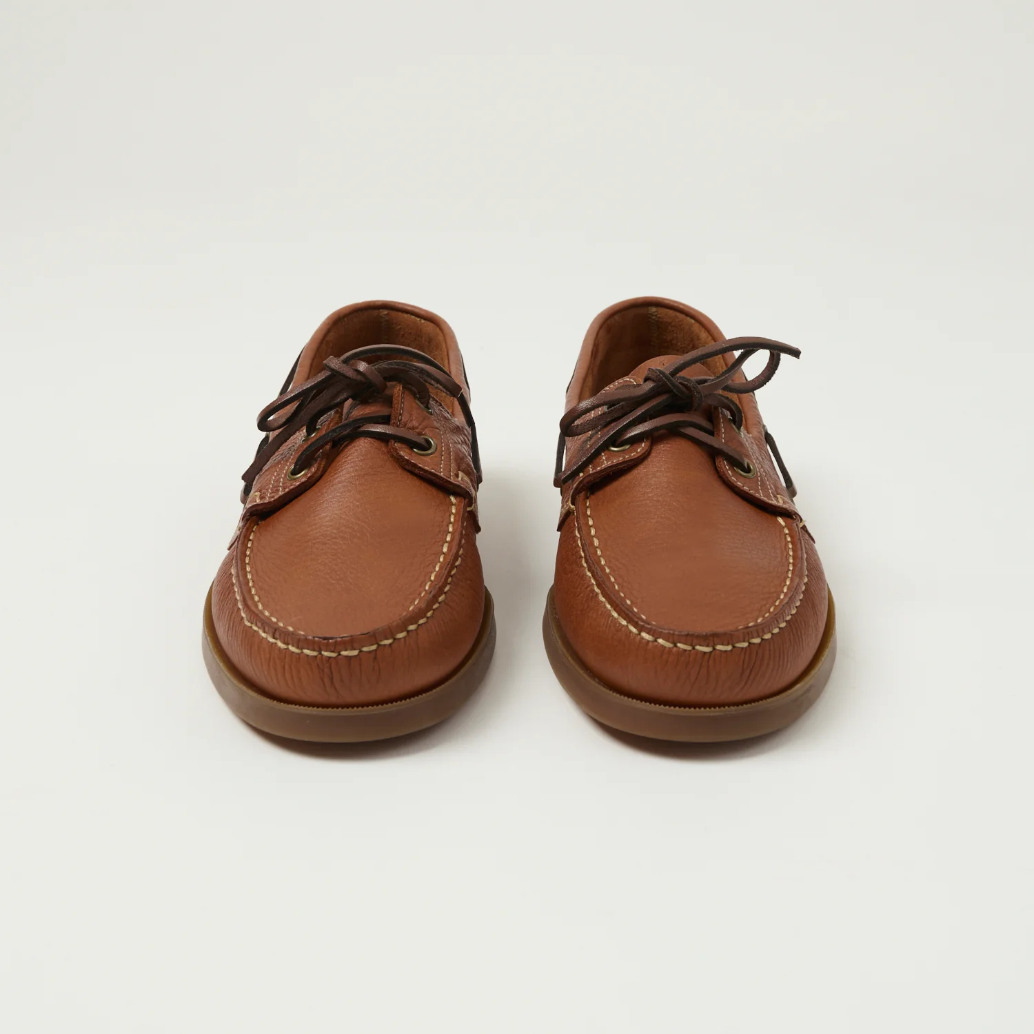 Paraboot Barth Marine Boat Shoe - Mel-Foul Chene - Image 4