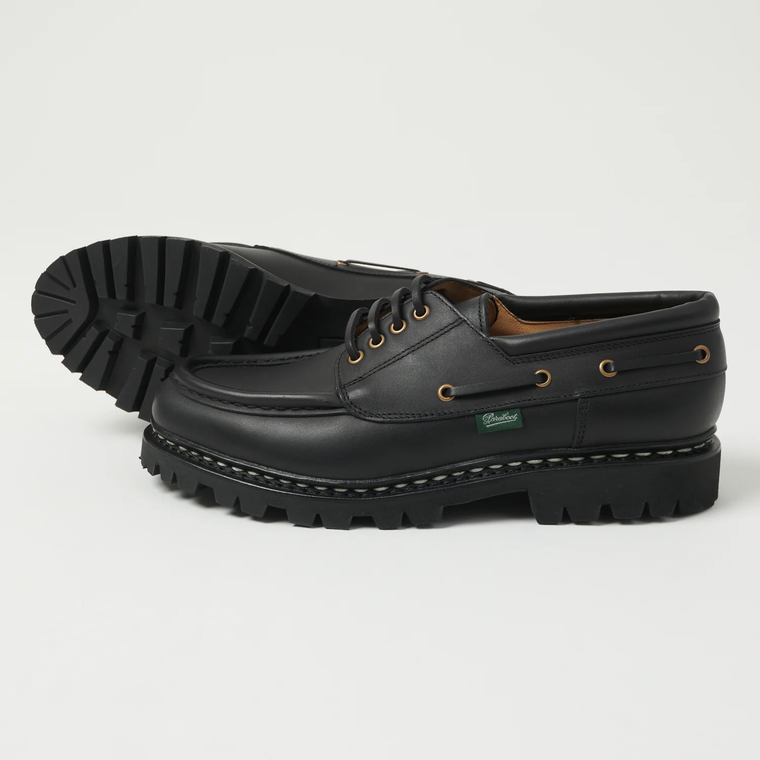 Paraboot Chimey Jannu Derby Shoe - Lis Noir Ink - Image 3