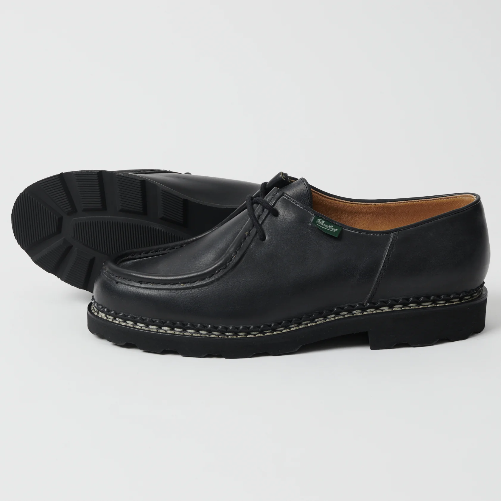 Paraboot Michael Marche Shoe - Black Lisse Noir - Image 3