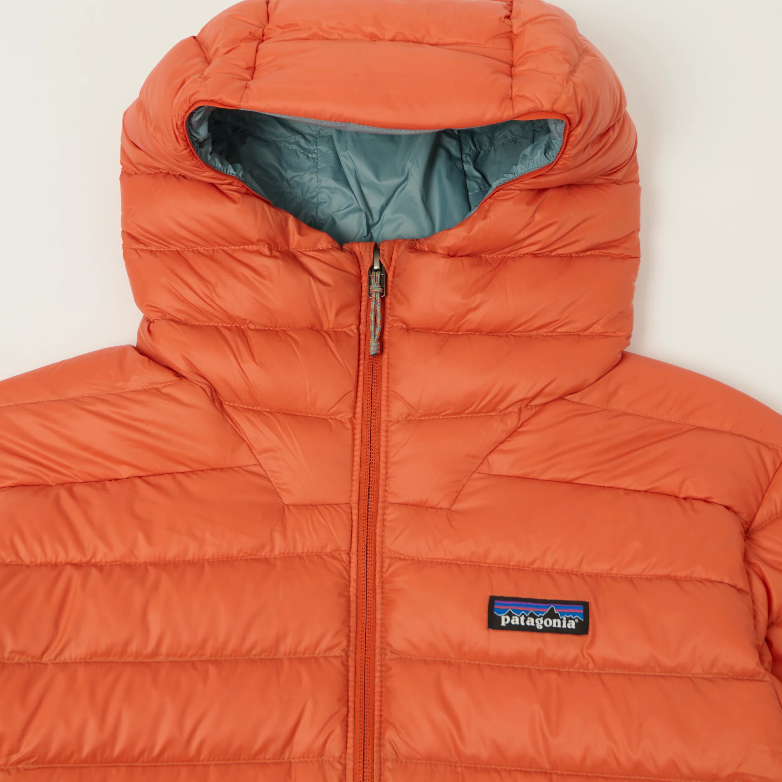 Patagonia Down Sweater Hoody - Coal Orange - Image 2