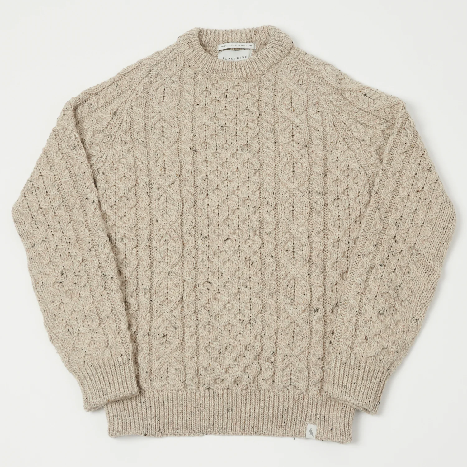 Peregrine Hudson Aran Jumper - Skiddaw