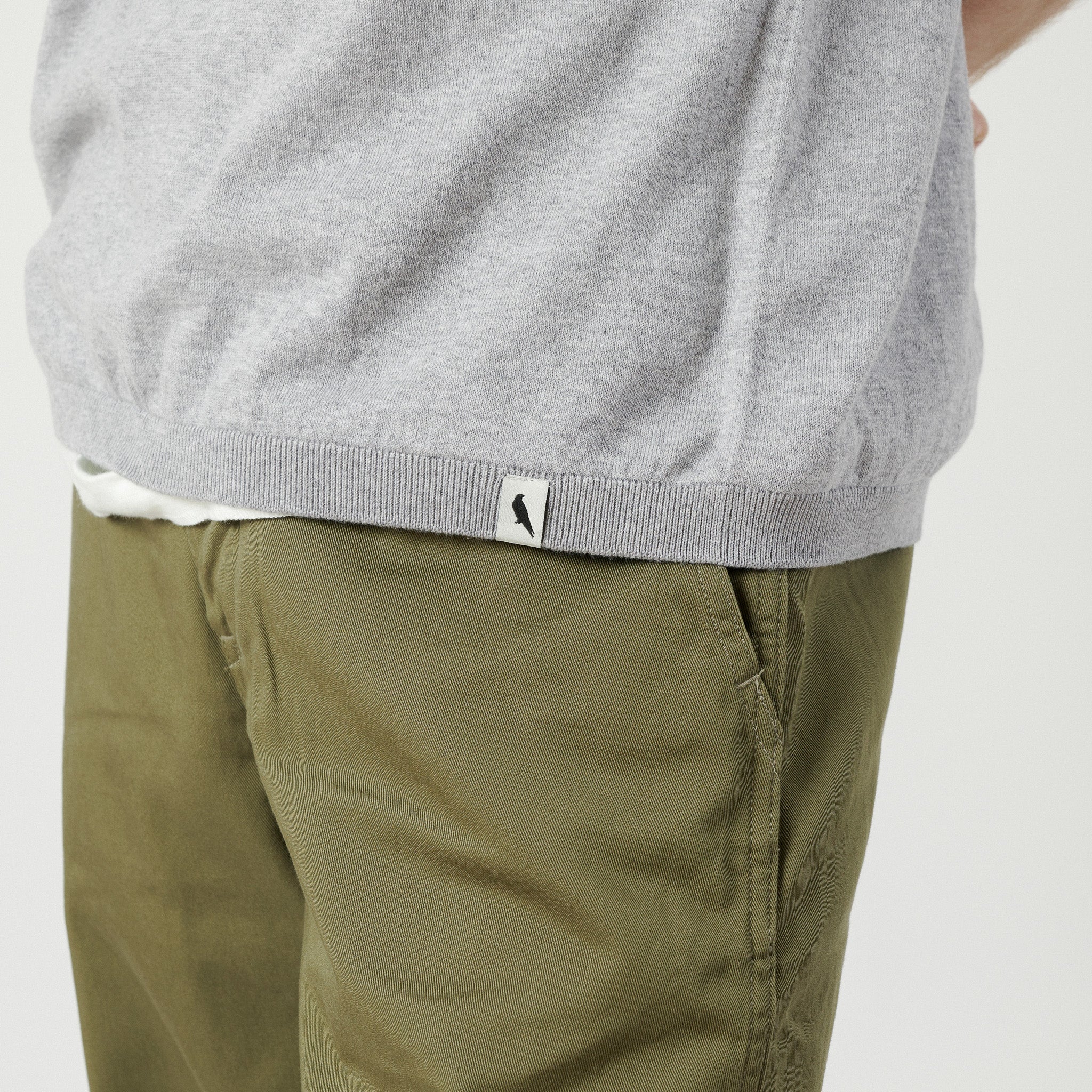 Peregrine Jones Polo Shirt - Light Grey - Image 2