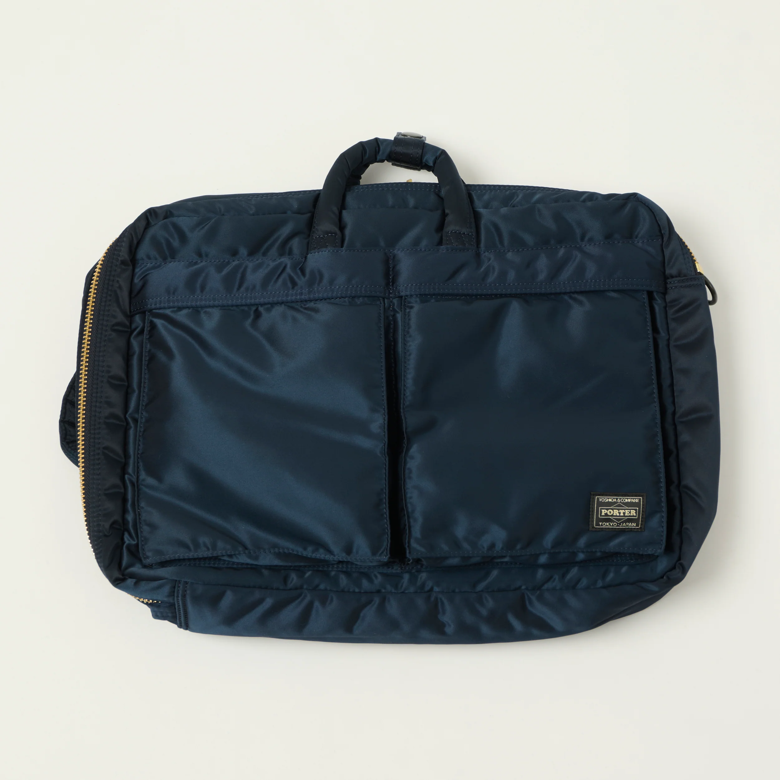 Porter-Yoshida & Co Bio Tanker 3Way Document Bag - Iron Blue