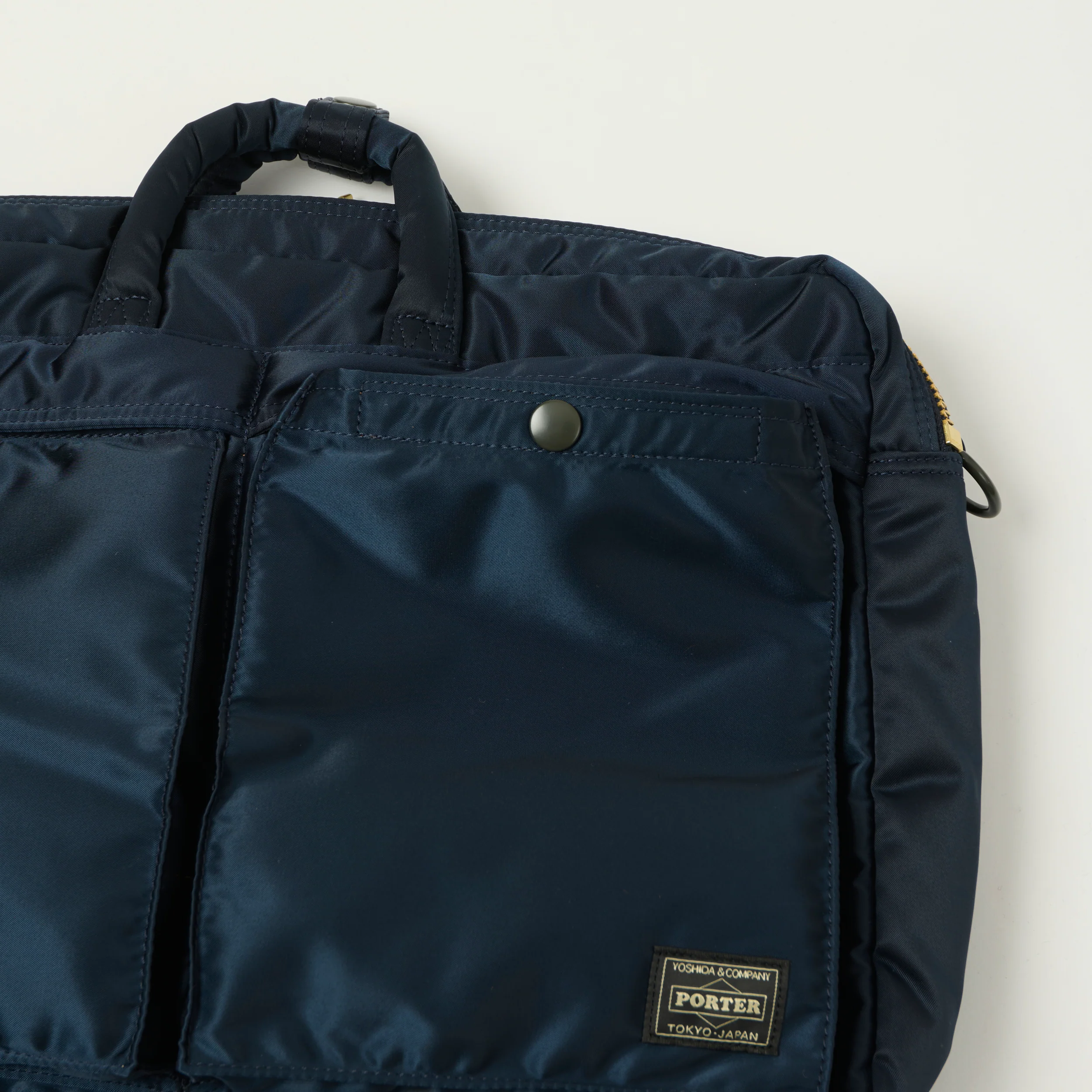 Porter-Yoshida & Co Bio Tanker 3Way Document Bag - Iron Blue - Image 6
