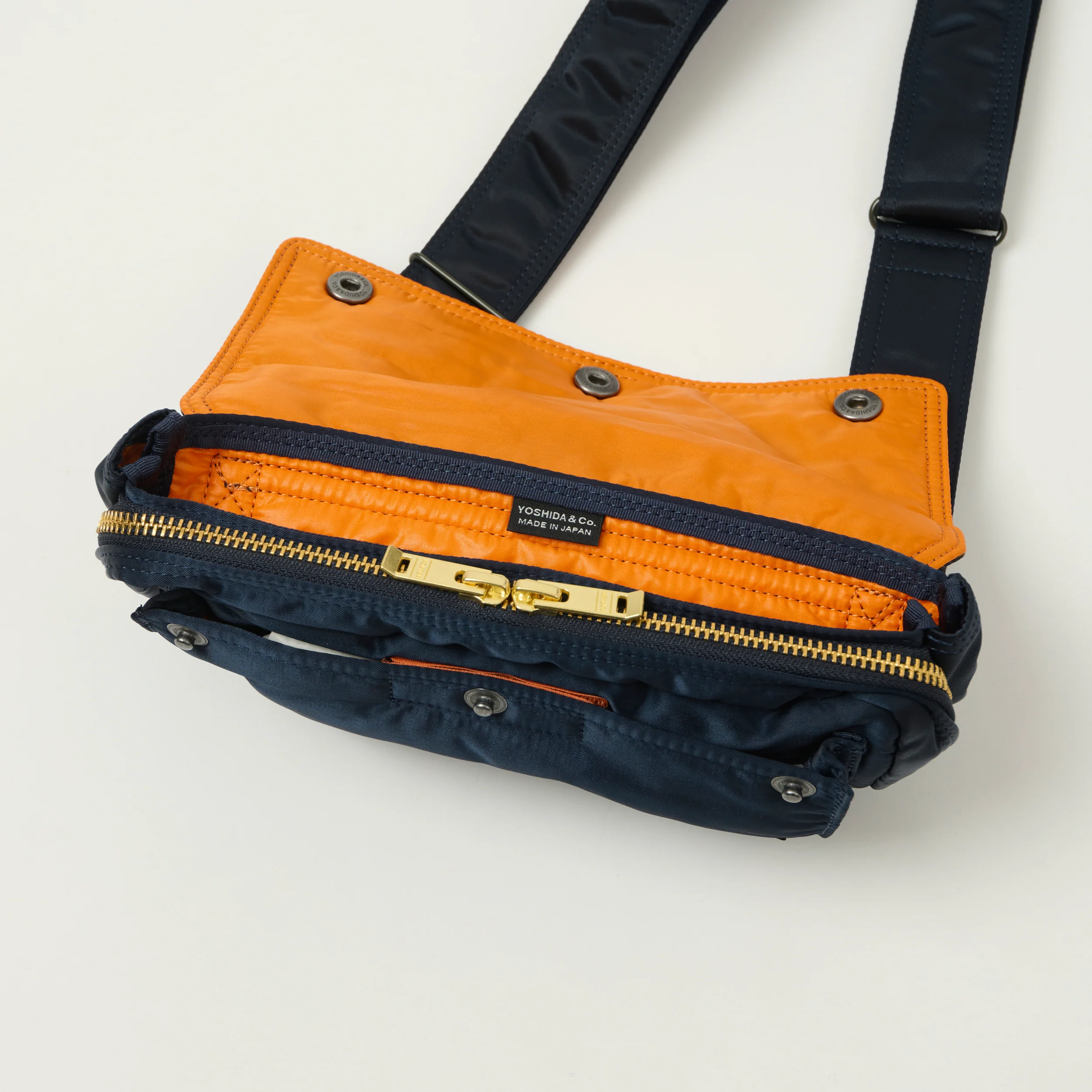 Porter-Yoshida & Co Bio Tanker Envelope Bag - Iron Blue - Image 3