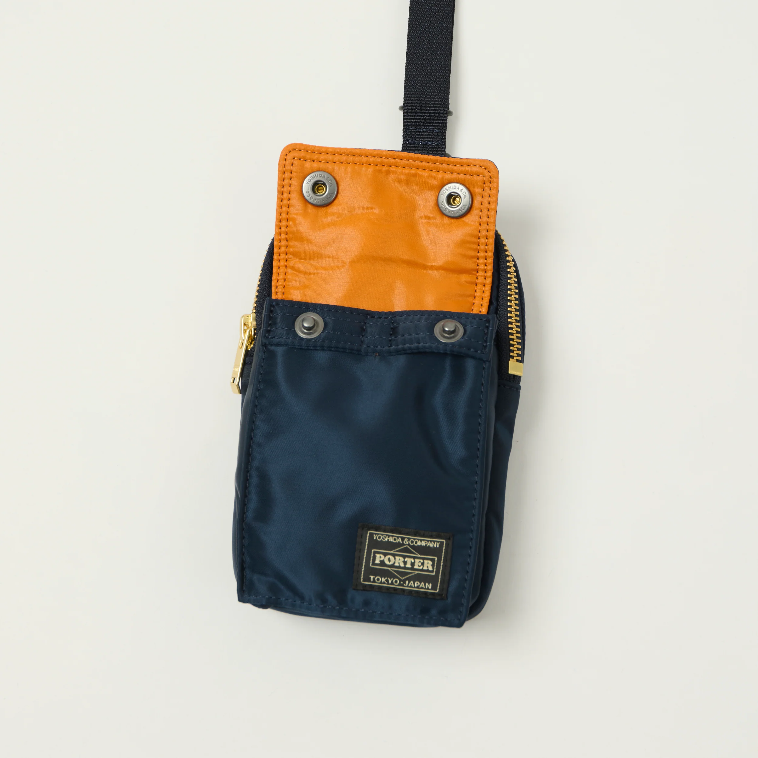 Porter-Yoshida & Co Bio Tanker Mobile Pouch - Iron Blue - Image 4