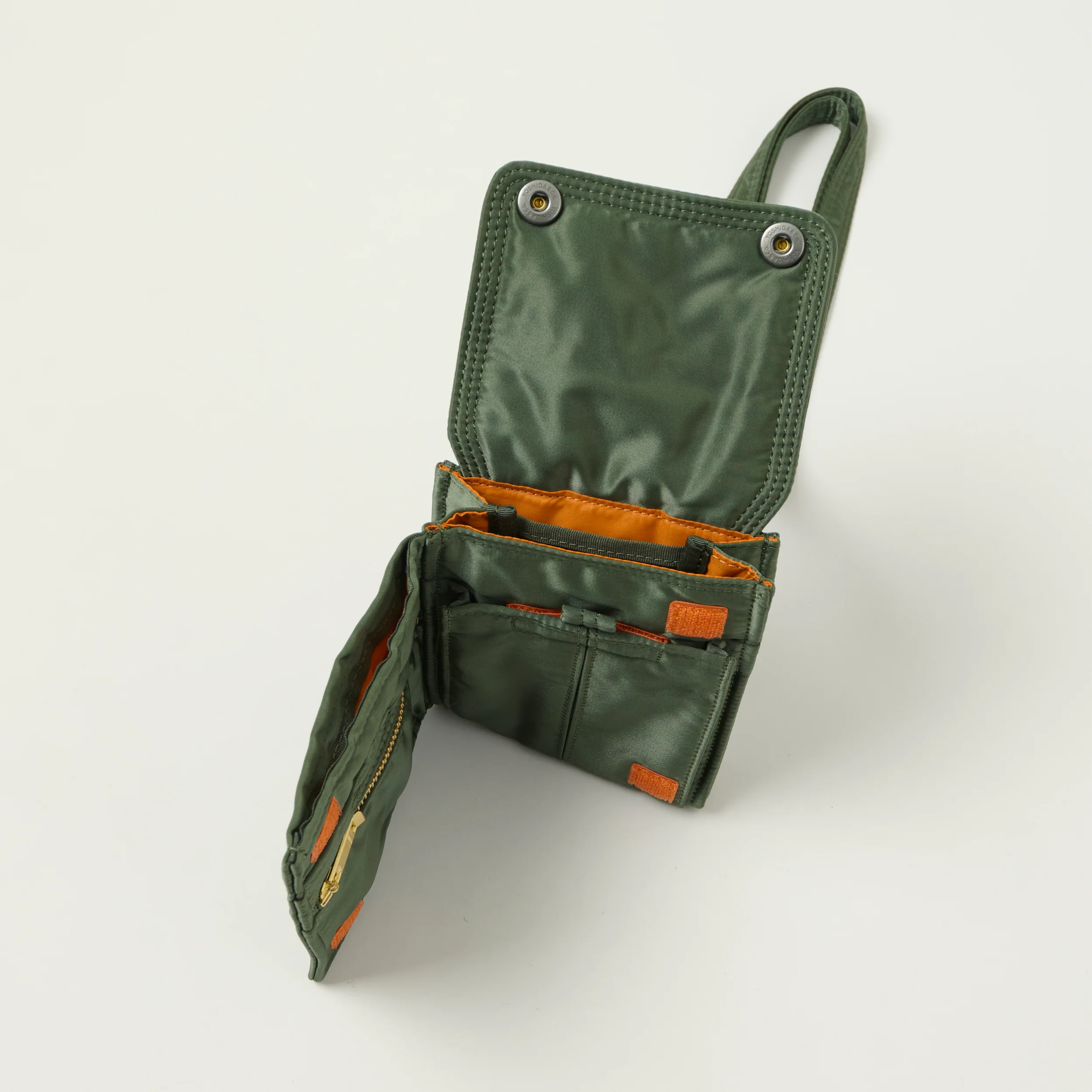 Porter-Yoshida & Co Bio Tanker Navigator Bag - Sage Green - Image 3
