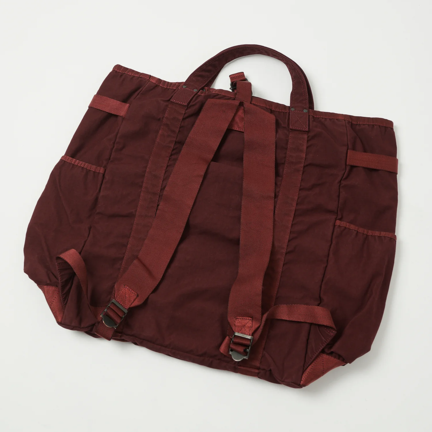 Porter-Yoshida & Co. Crag 2-Way Ruck Sack - Burgundy - Image 4