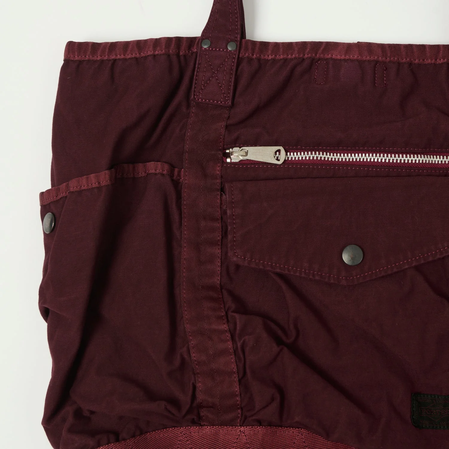 Porter-Yoshida & Co. Crag Tote Bag - Burgundy - Image 3