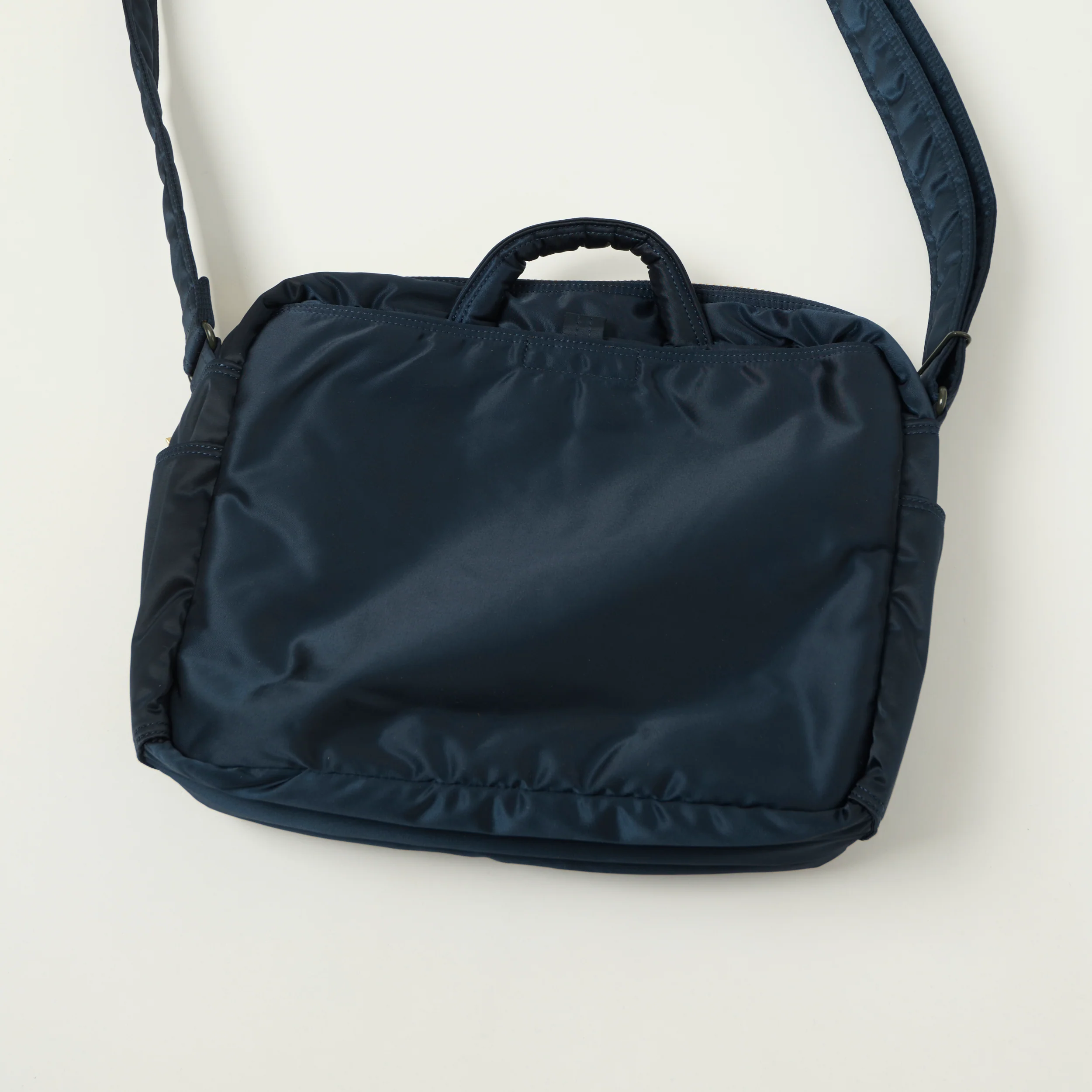 Porter-Yoshida & Co Bio Tanker Large Zipped Sling Bag - Iron Blue - Image 6