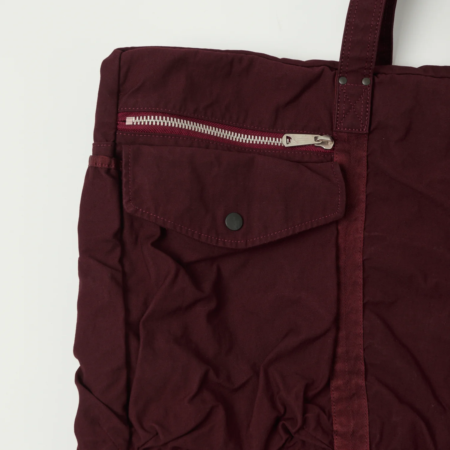 Porter-Yoshida & Co. Large Crag 2-Way Boston Bag  - Burgundy - Image 3