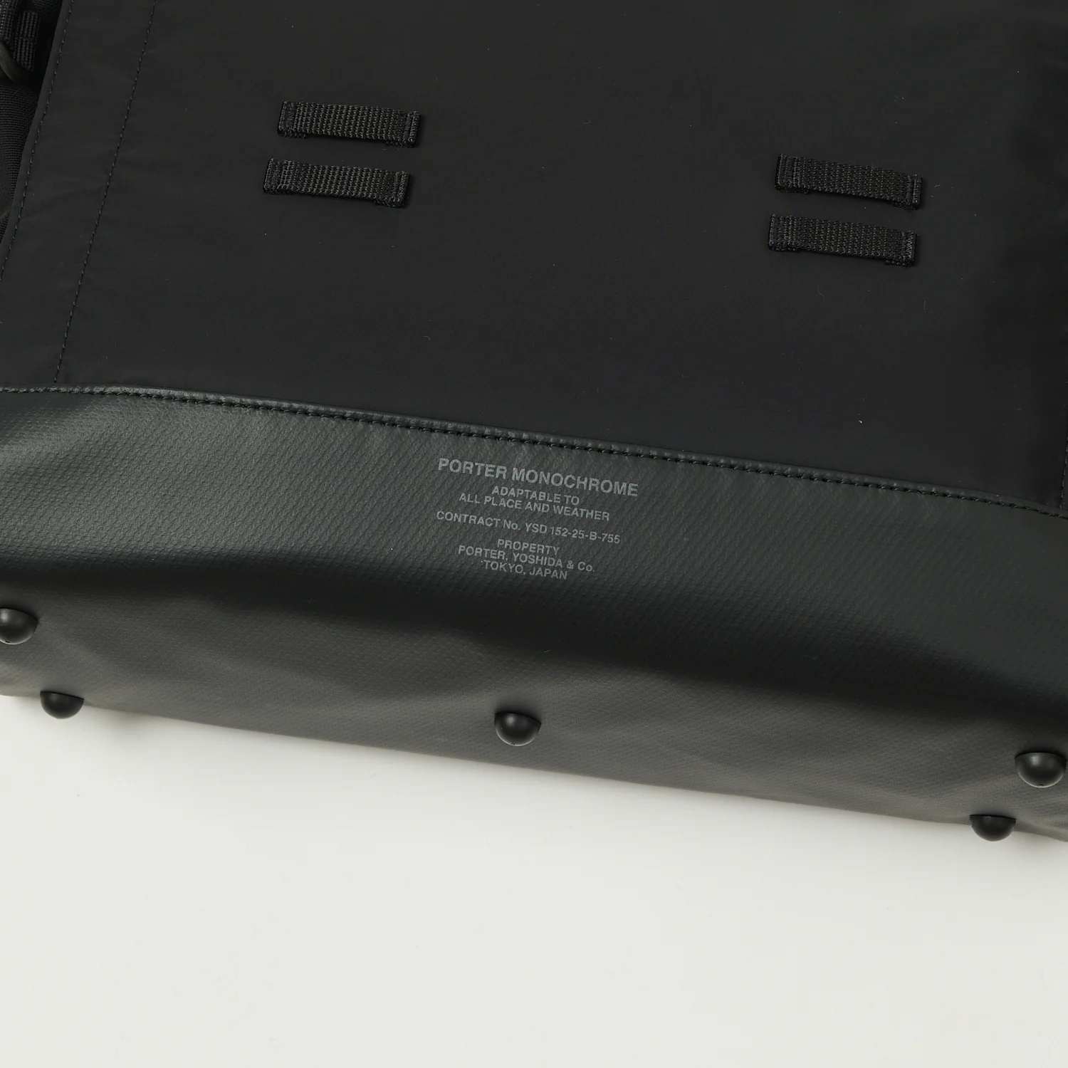Porter-Yoshida & Co. Monochrome 2Way Tote Bag - Black - Image 2