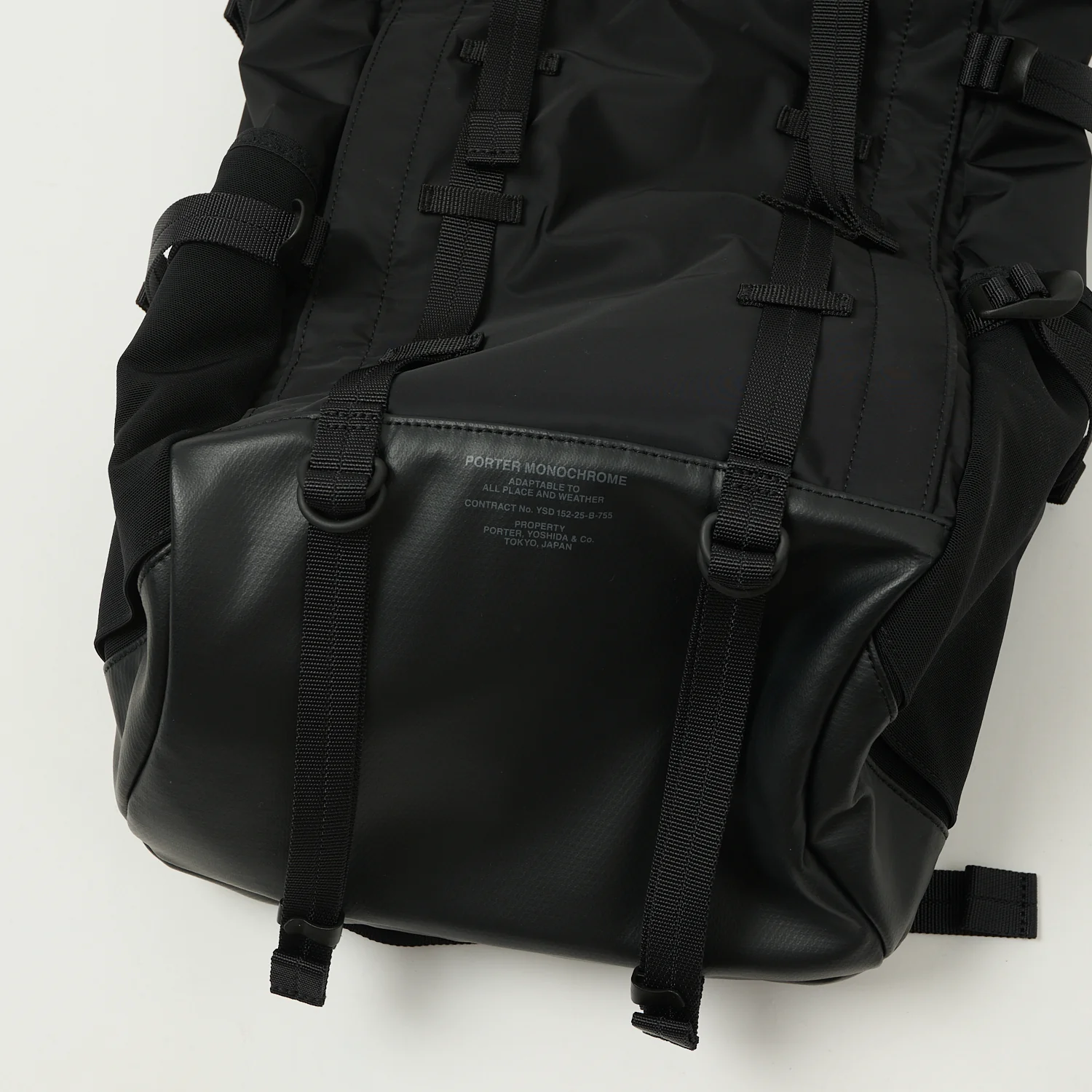 Porter-Yoshida & Co. Monochrome Backpack - Black - Image 2