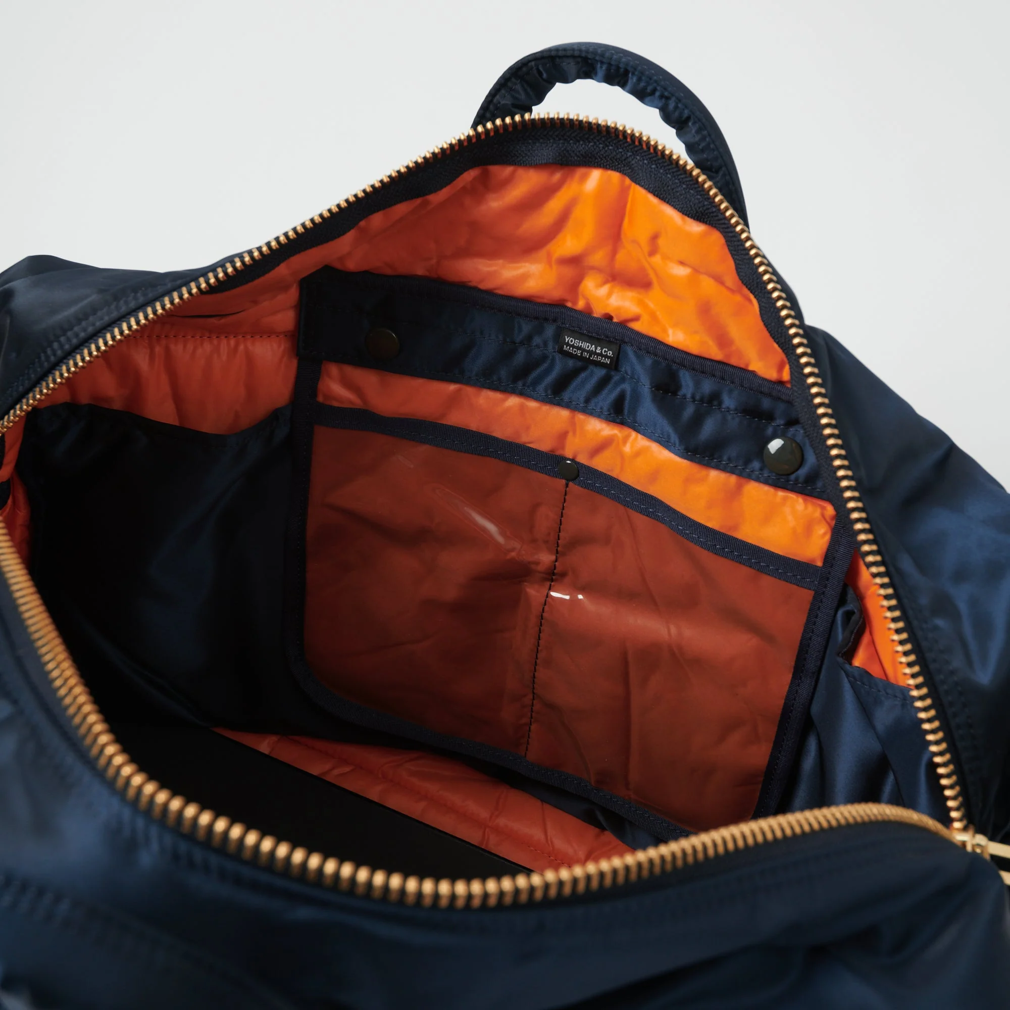 Porter-Yoshida & Co. Small 2-Way Boston Bag - Iron Blue - Image 4