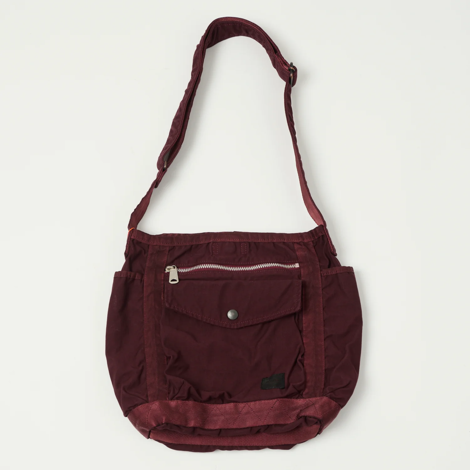 Porter-Yoshida & Co. Small Crag Shoulder Bag  - Burgundy