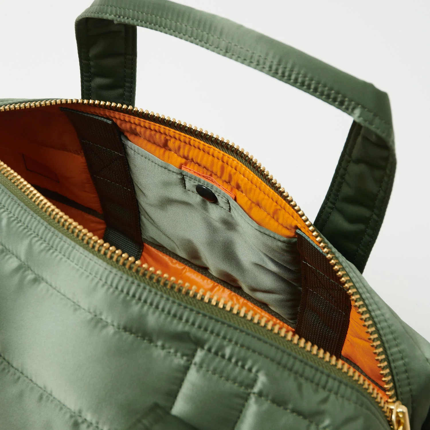 Porter-Yoshida & Co. Tanker 2Way Boston Bag (Small) - Sage Green - Image 5