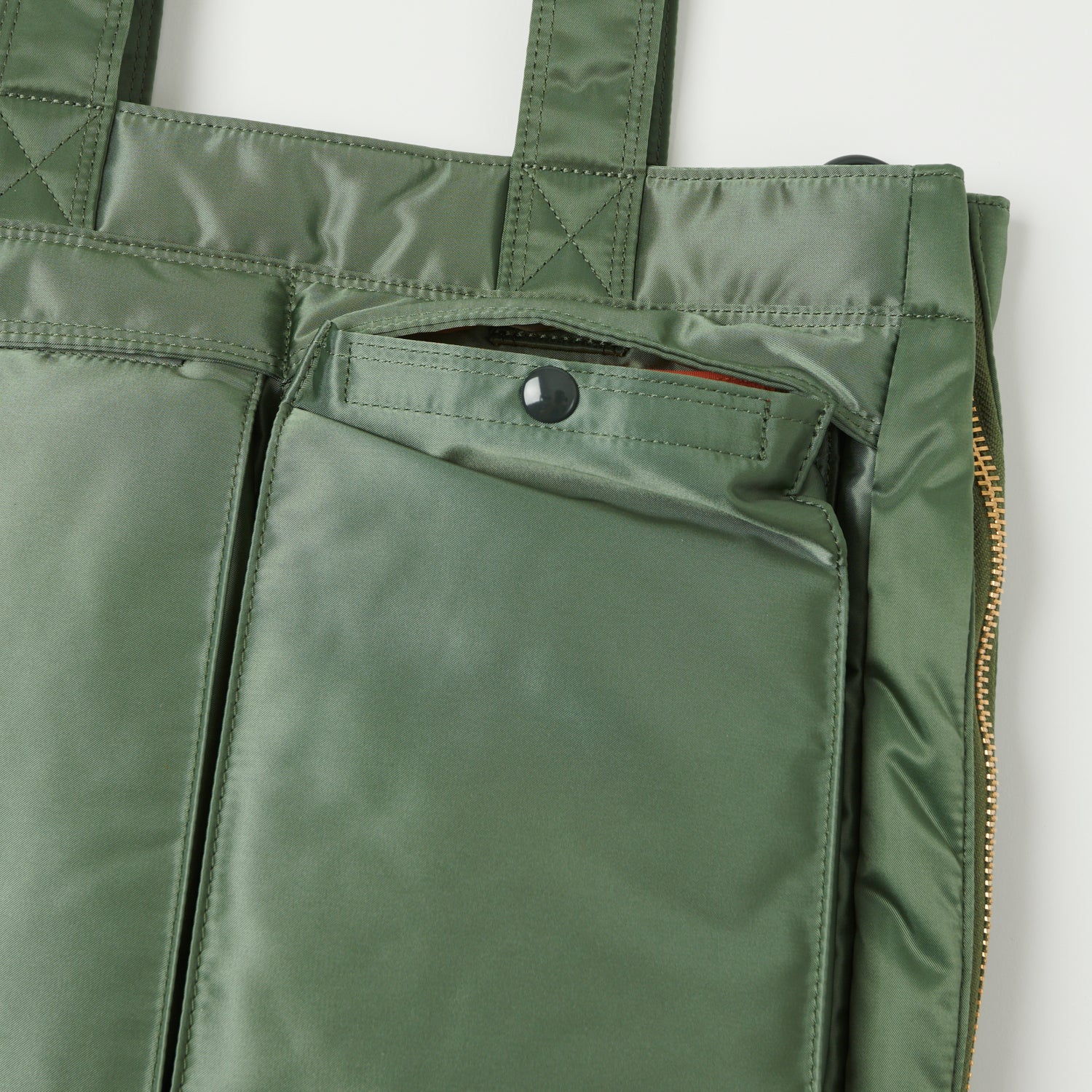 Porter-Yoshida & Co. Tanker 2-Way Tote Bag - Sage Green - Image 3